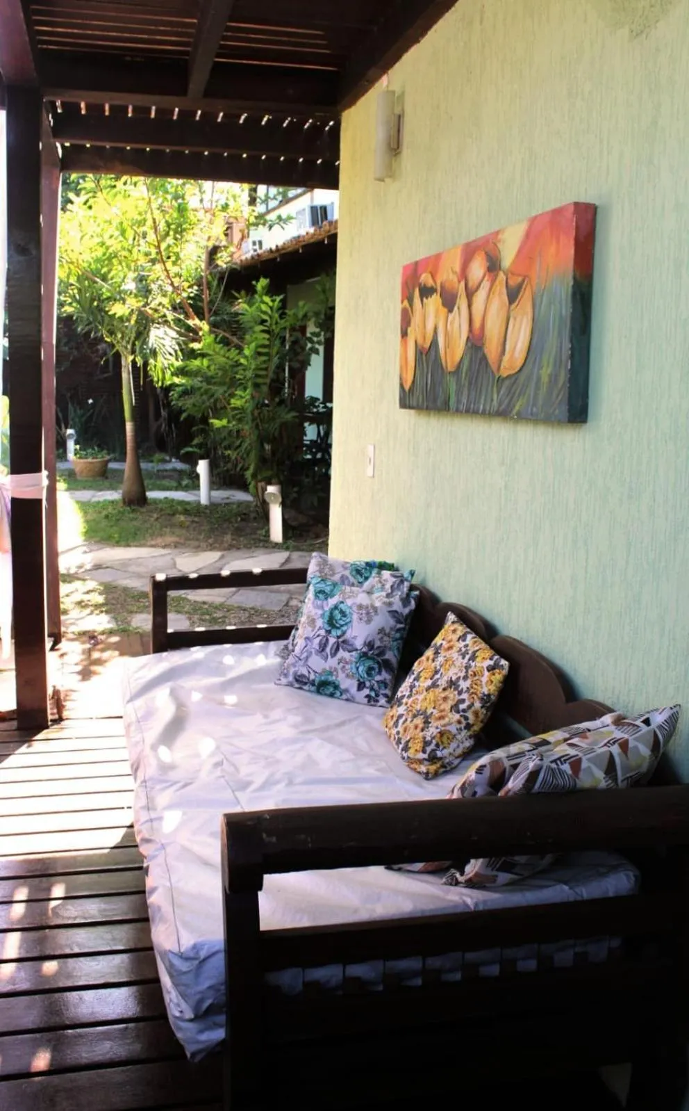 Patio in POUSADA ENCANTO DO AMOR