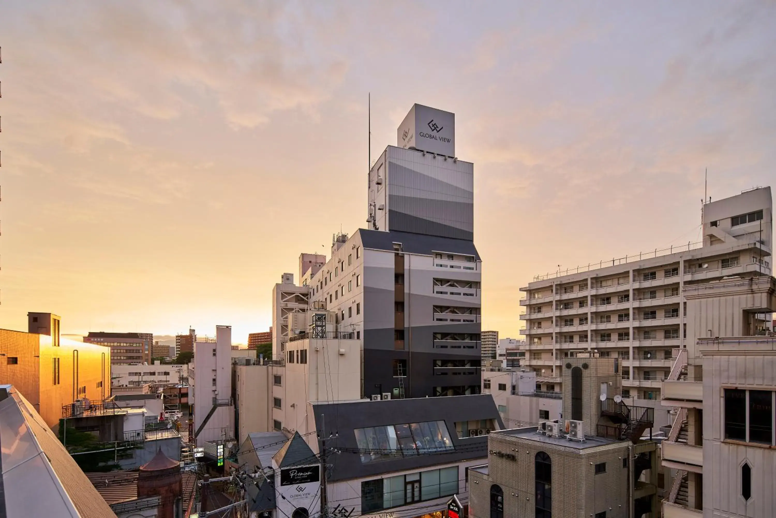 Property building in Hotel Global View Koriyama Property building in Hotel Global View Koriyama