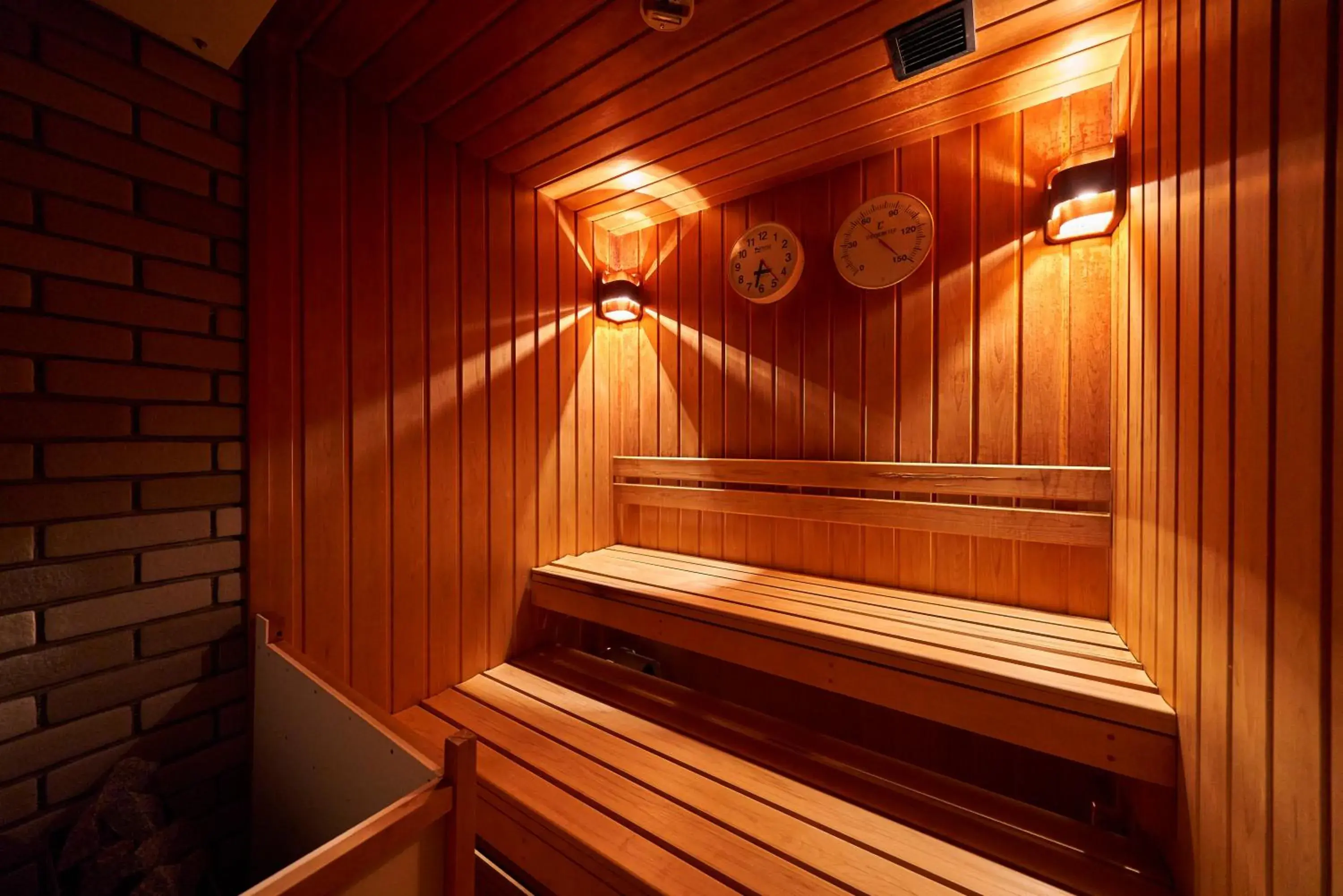 Sauna in Hotel Global View Koriyama Sauna in Hotel Global View Koriyama