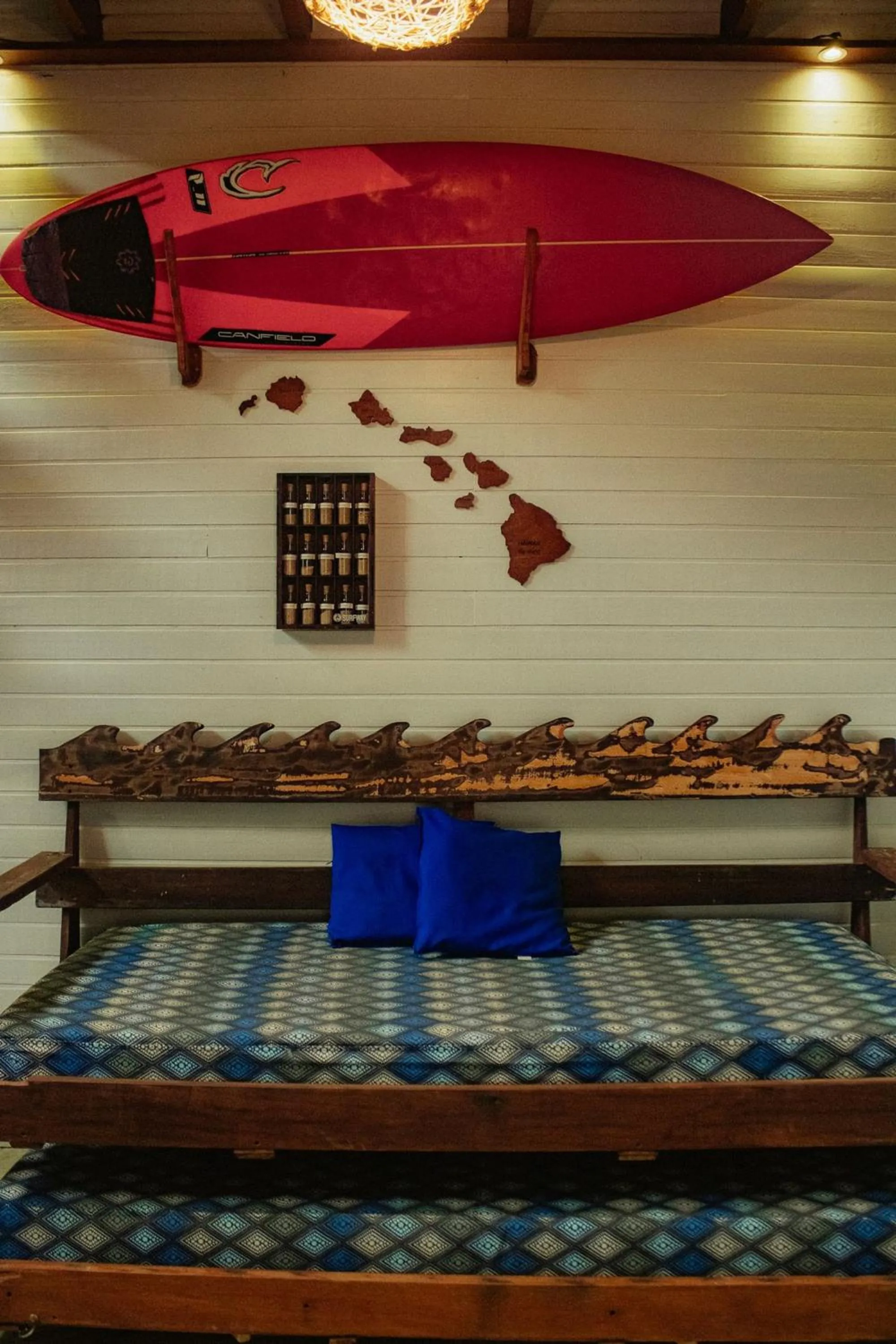 Decorative detail in Surfway Ilha do Mel