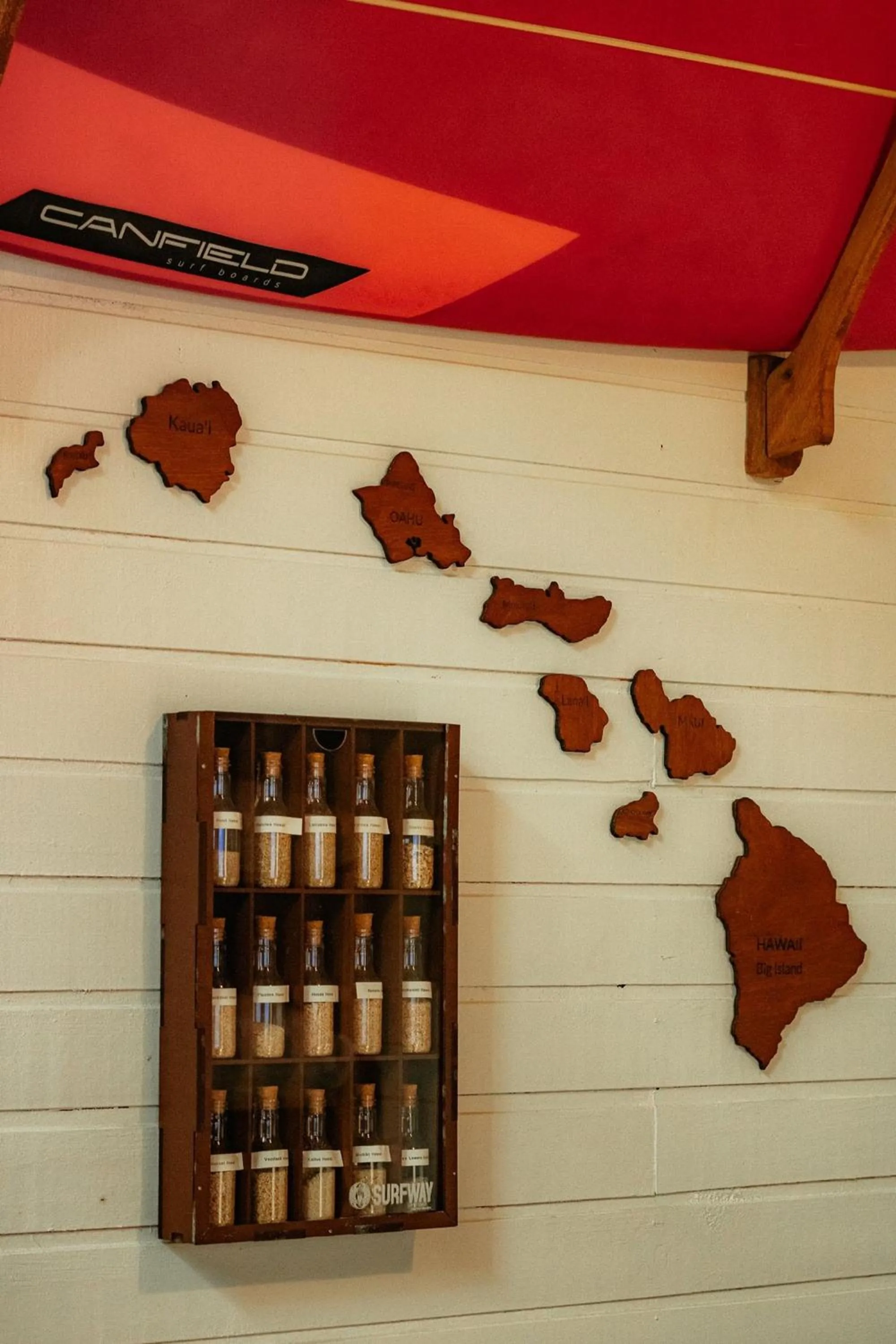 Decorative detail in Surfway Ilha do Mel