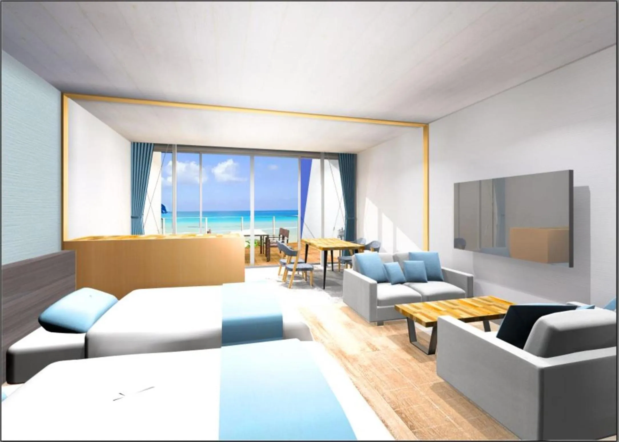 Bed in BAYSIDE KANAYA