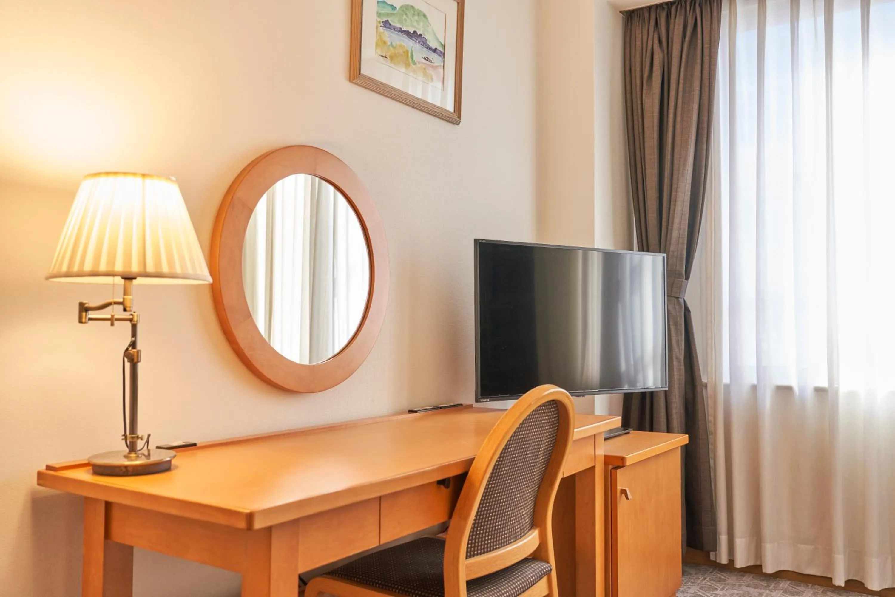 Bed in Mito Sannomaru Hotel