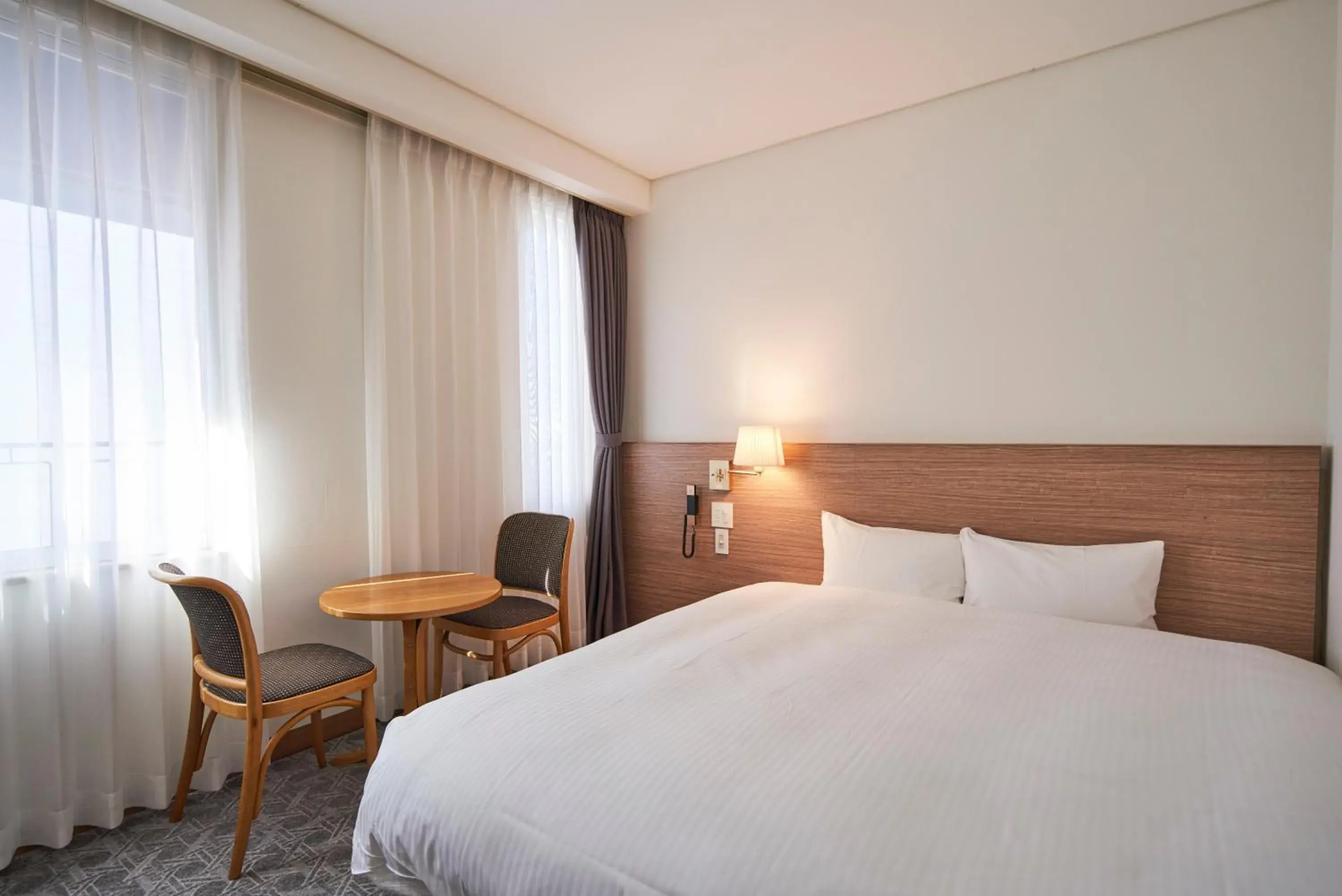 Bed in Mito Sannomaru Hotel Bed in Mito Sannomaru Hotel