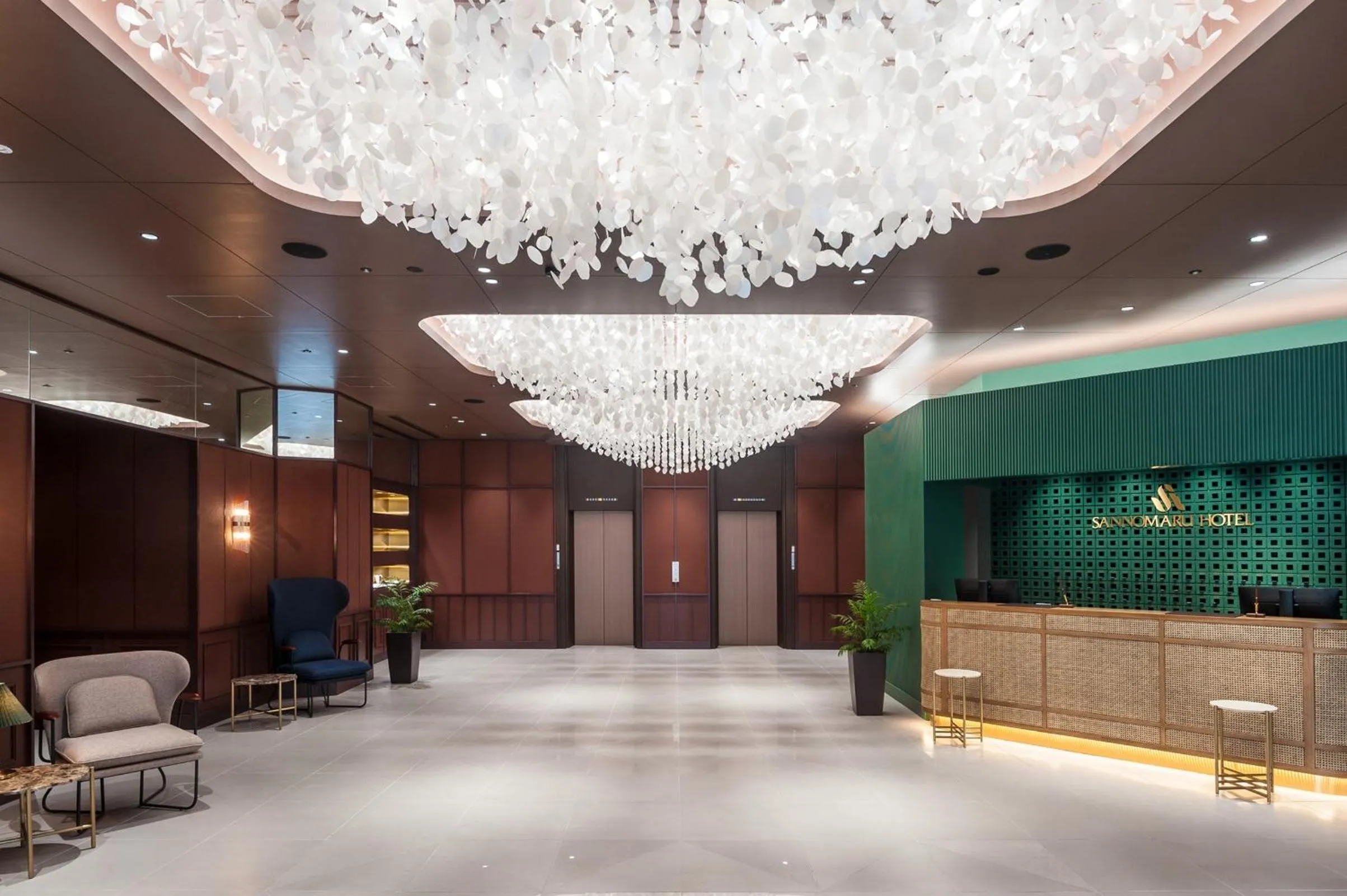 Lobby or reception in Mito Sannomaru Hotel