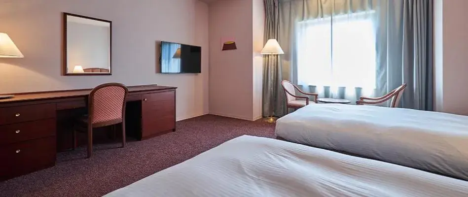 Twin Room in Saitama Grand Hotel Honjo Twin Room in Saitama Grand Hotel Honjo
