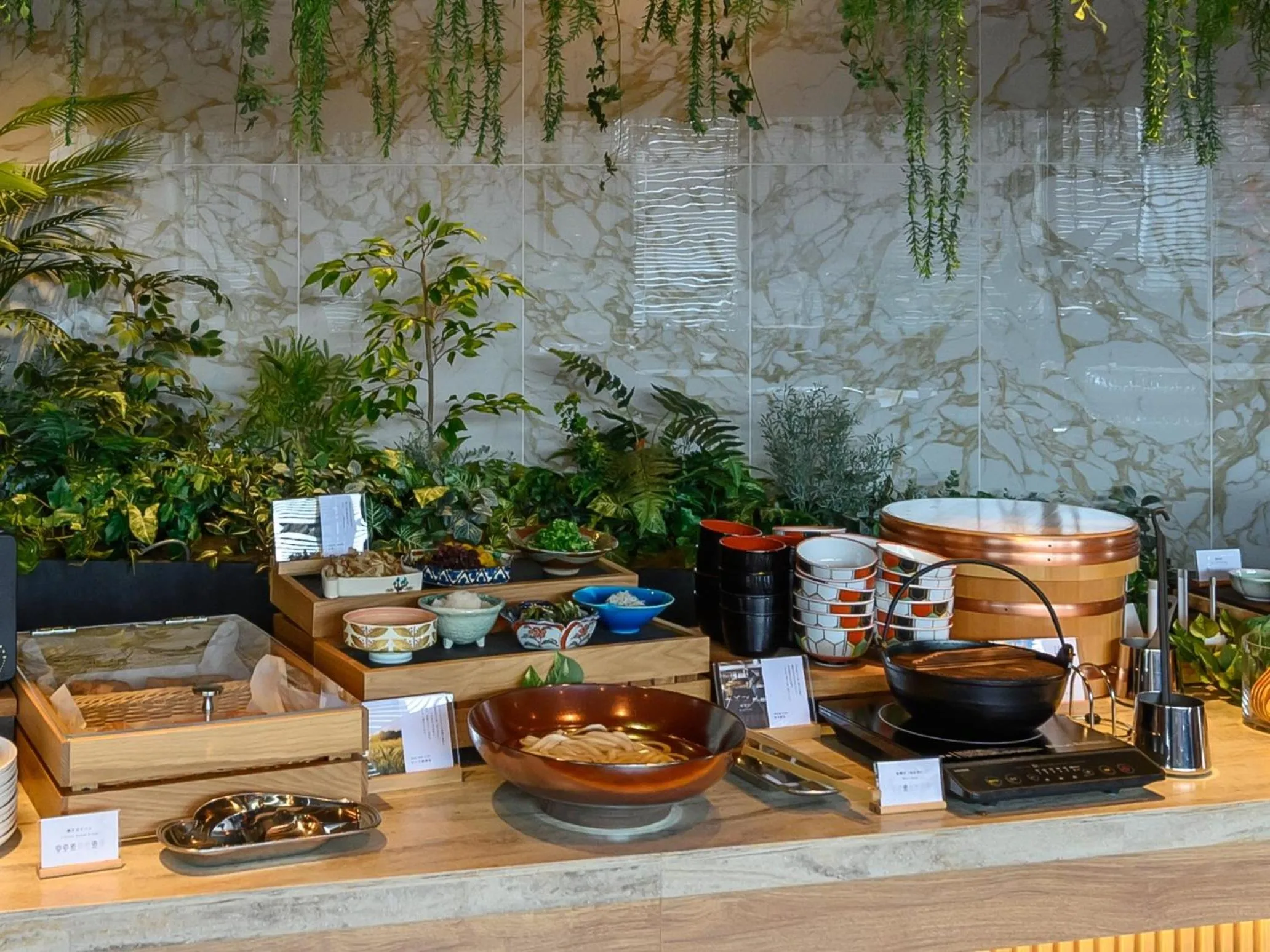 Buffet breakfast in Hotel Tsu Center Palace