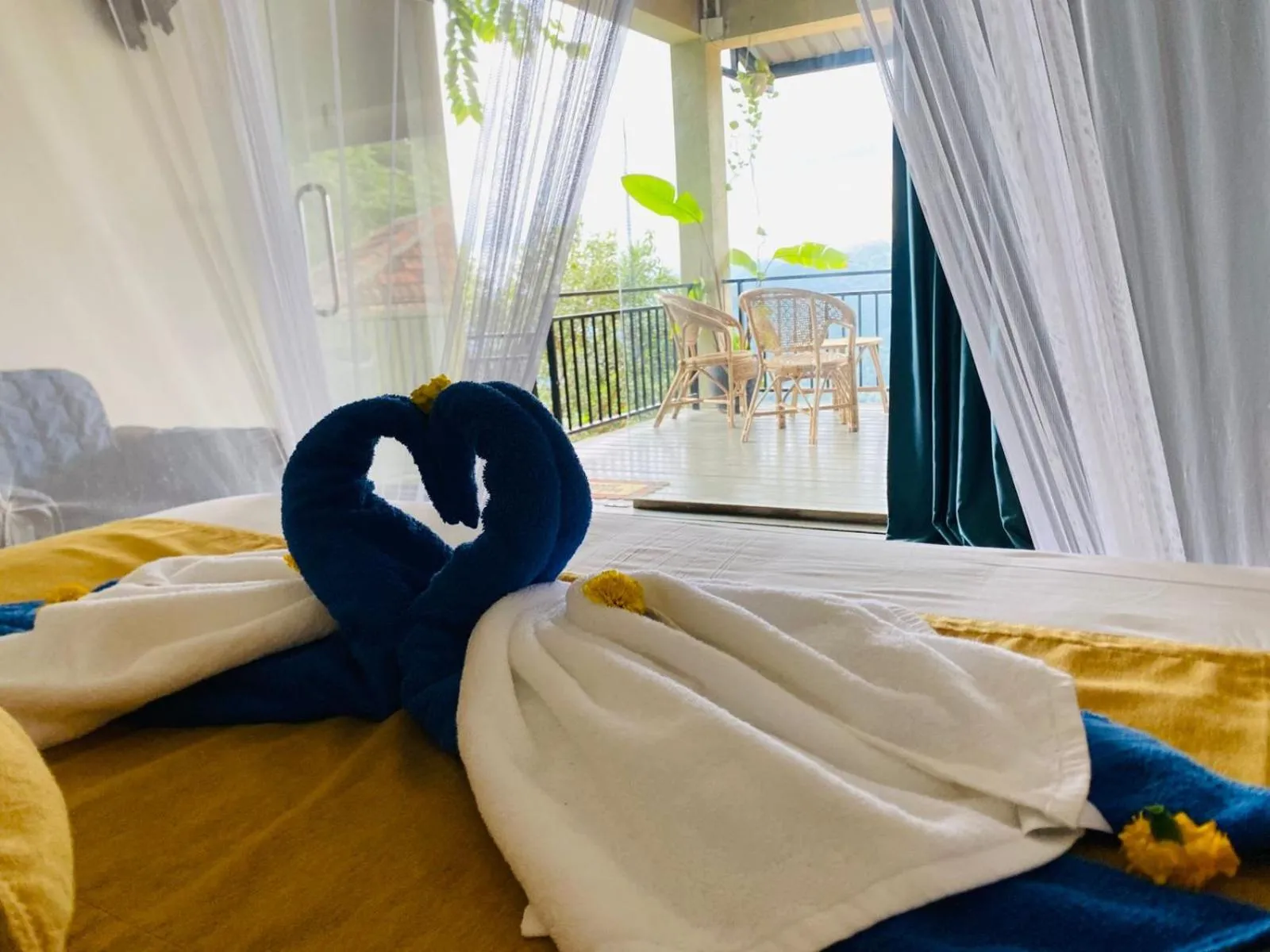 Bed in Awesome Place