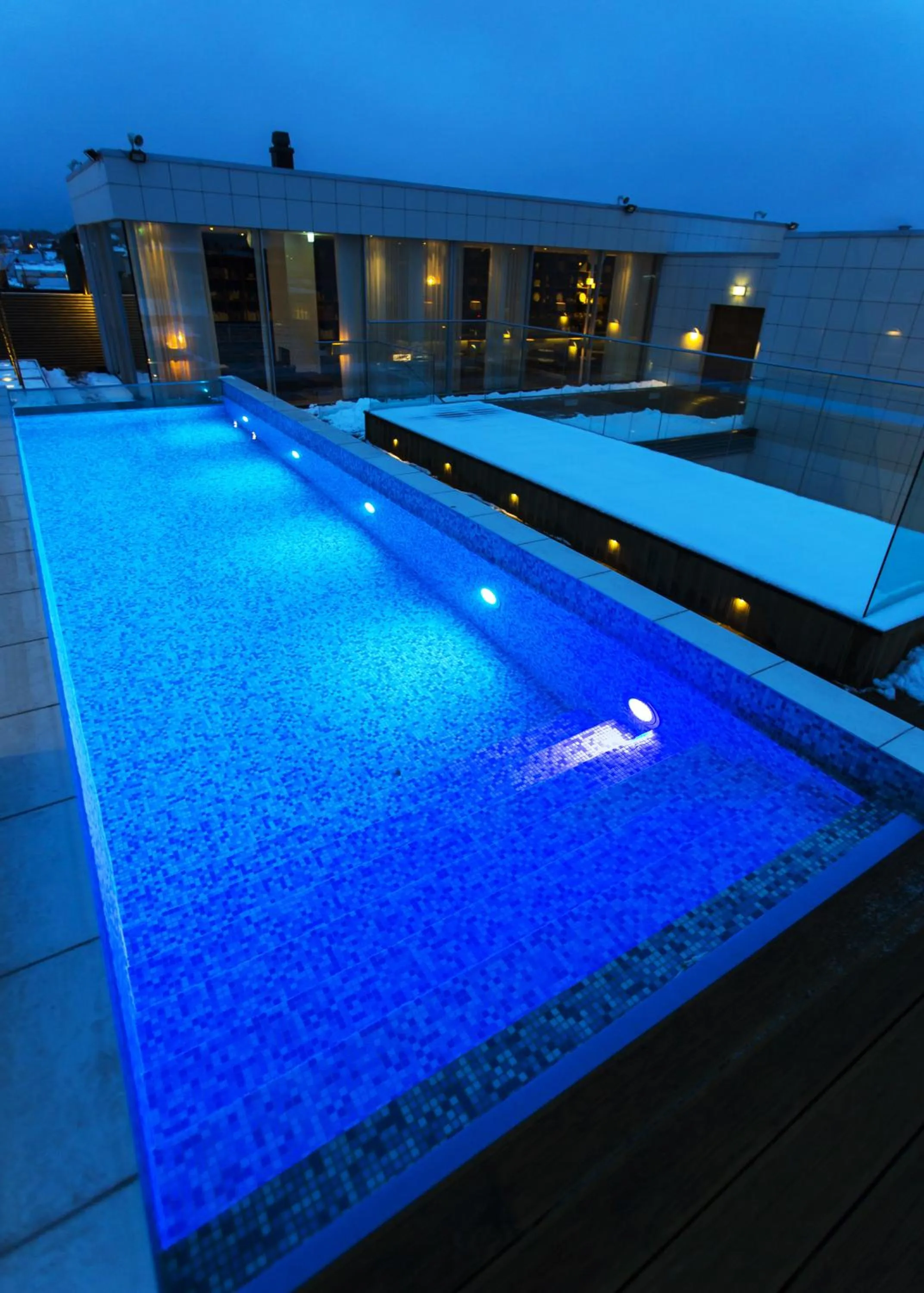 Swimming pool in PM & Vänner Hotel