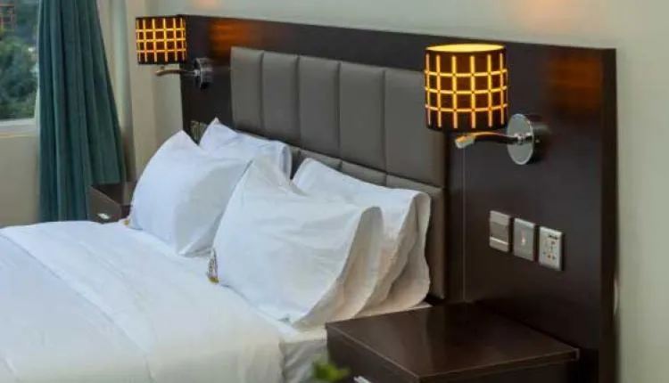 Bedroom in Mbale Courts View Hotel
