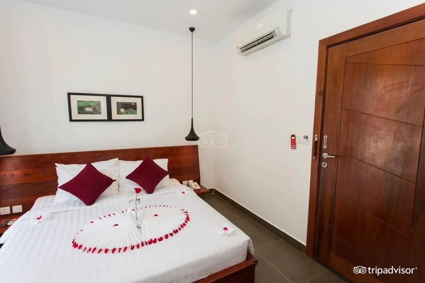 Bed in Siem Reap Tevi Residence