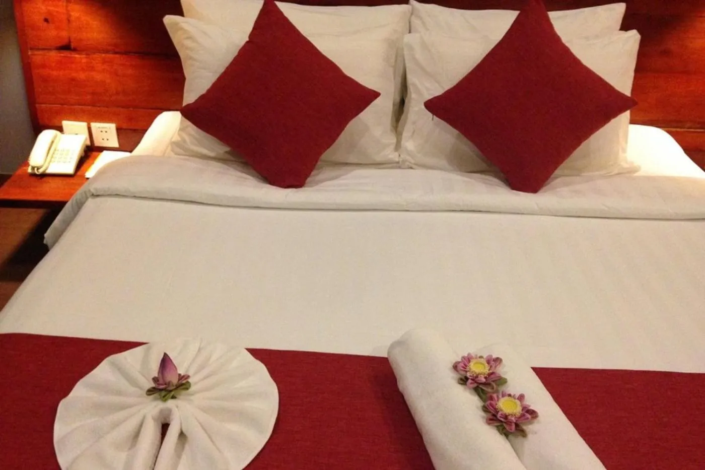 Bed in Siem Reap Tevi Residence