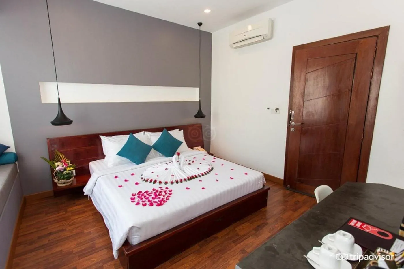 Bed in Siem Reap Tevi Residence