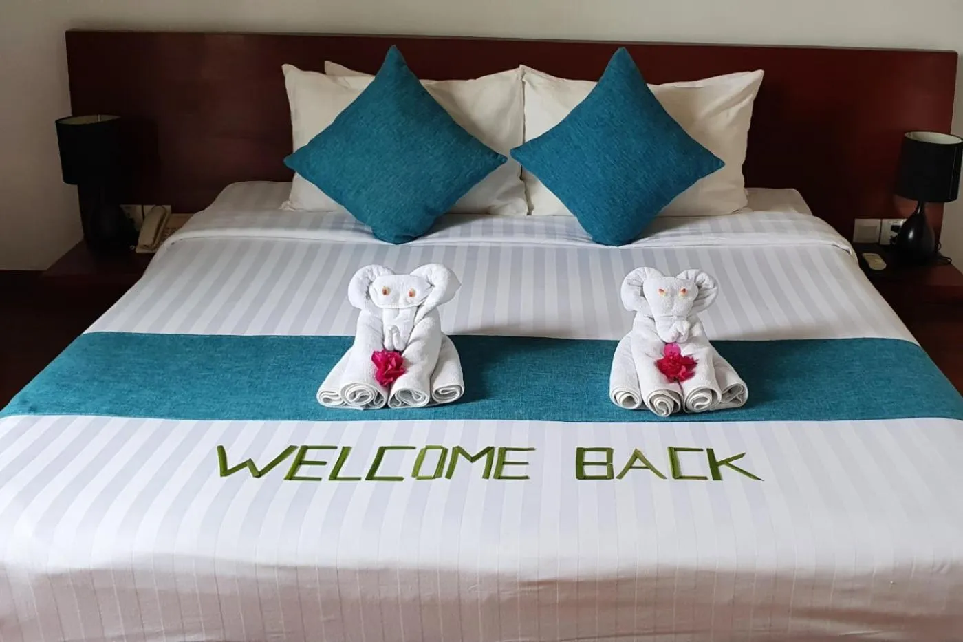 Bed in Siem Reap Tevi Residence