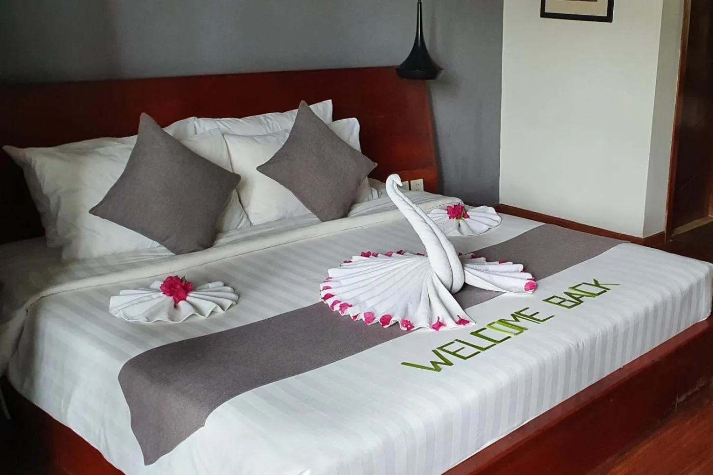 Bed in Siem Reap Tevi Residence