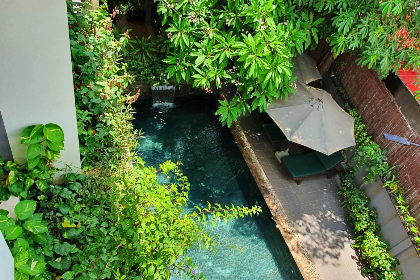 Garden view in Siem Reap Tevi Residence