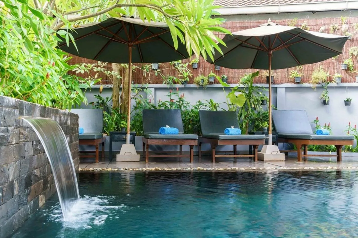 Pool view in Siem Reap Tevi Residence