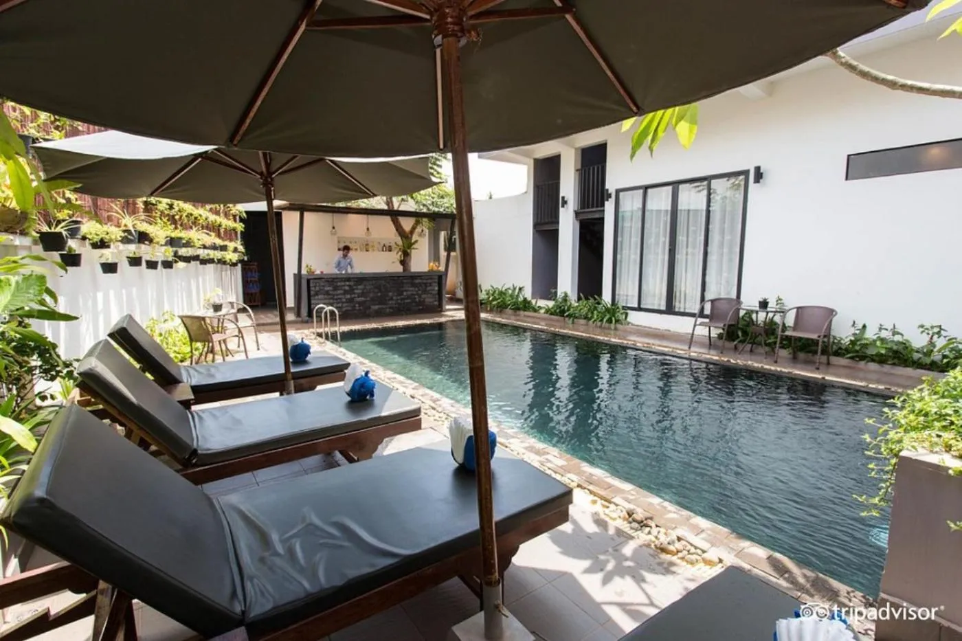 Pool view in Siem Reap Tevi Residence