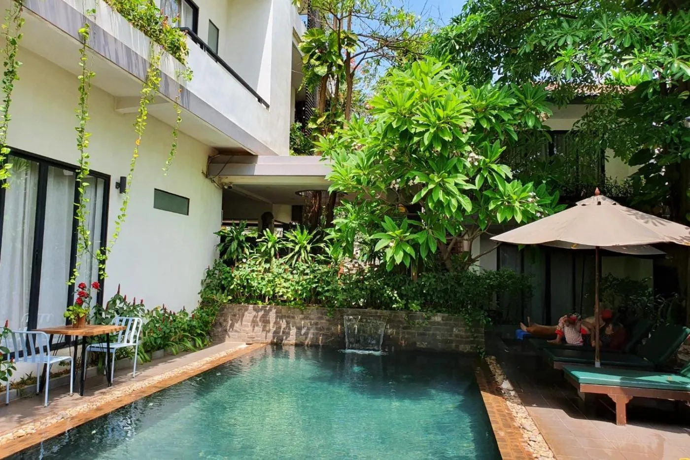 Garden view in Siem Reap Tevi Residence