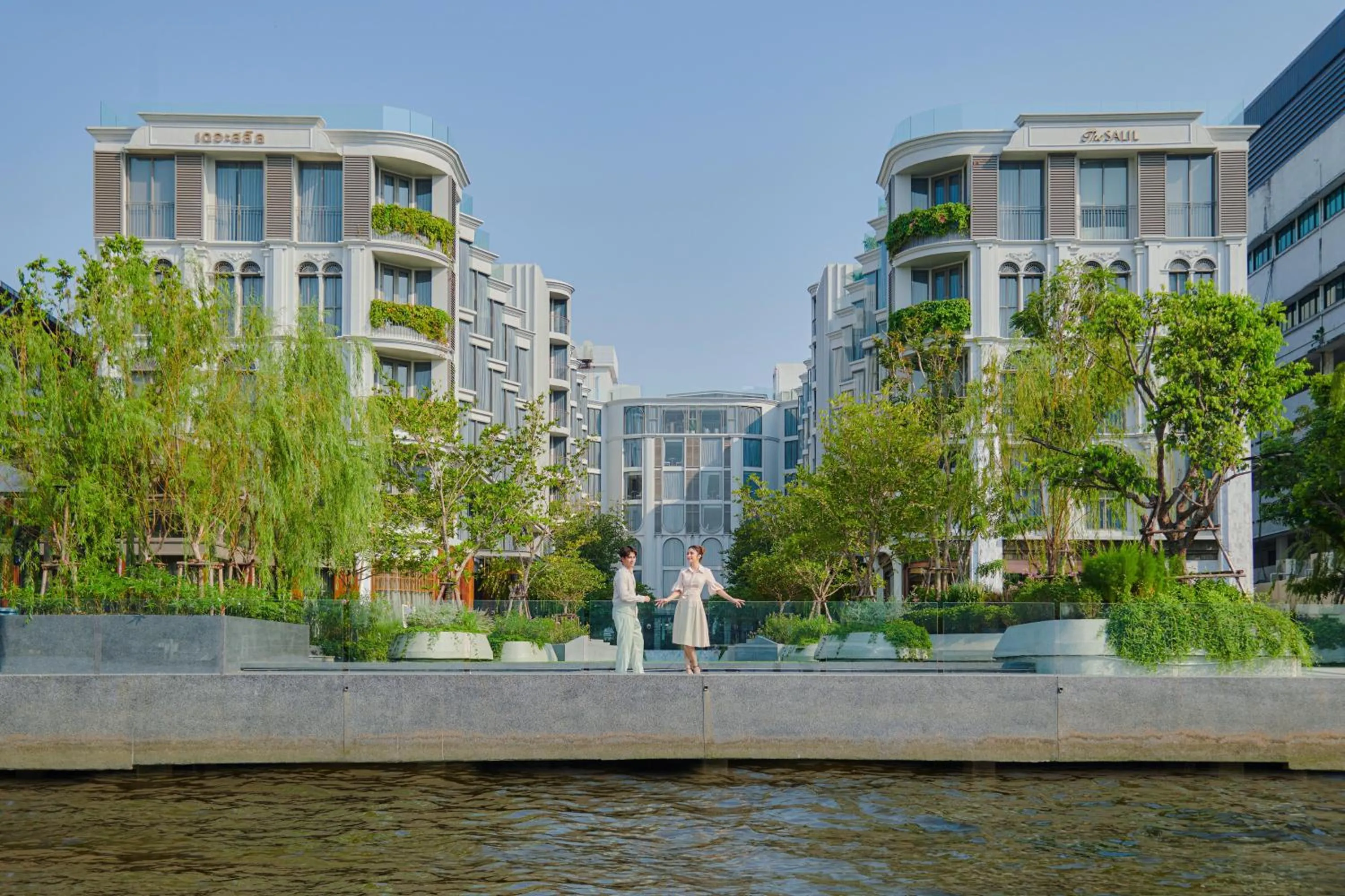 Property building in The Salil Hotel Riverside Bangkok