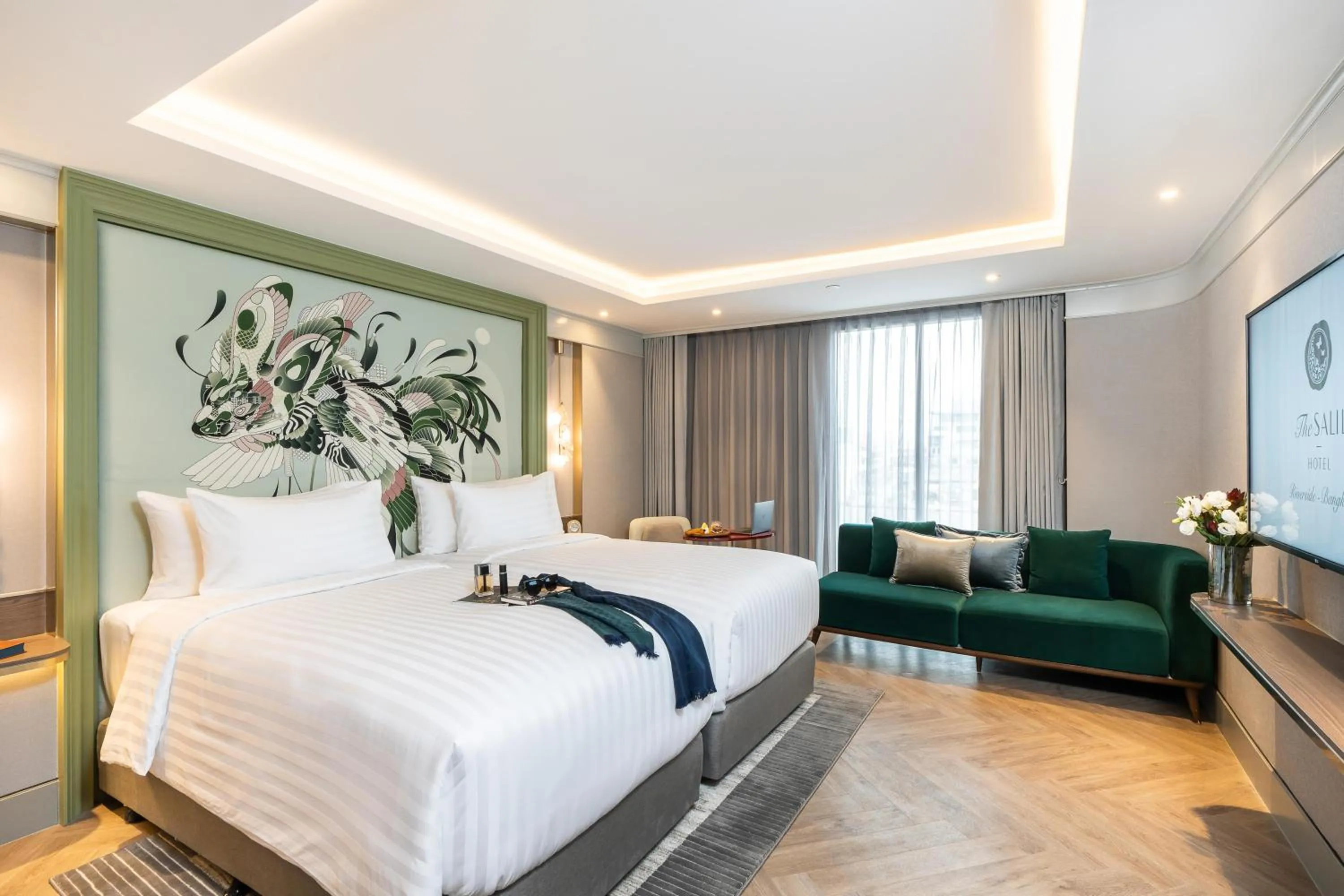 Photo of the whole room, Bed in The Salil Hotel Riverside Bangkok