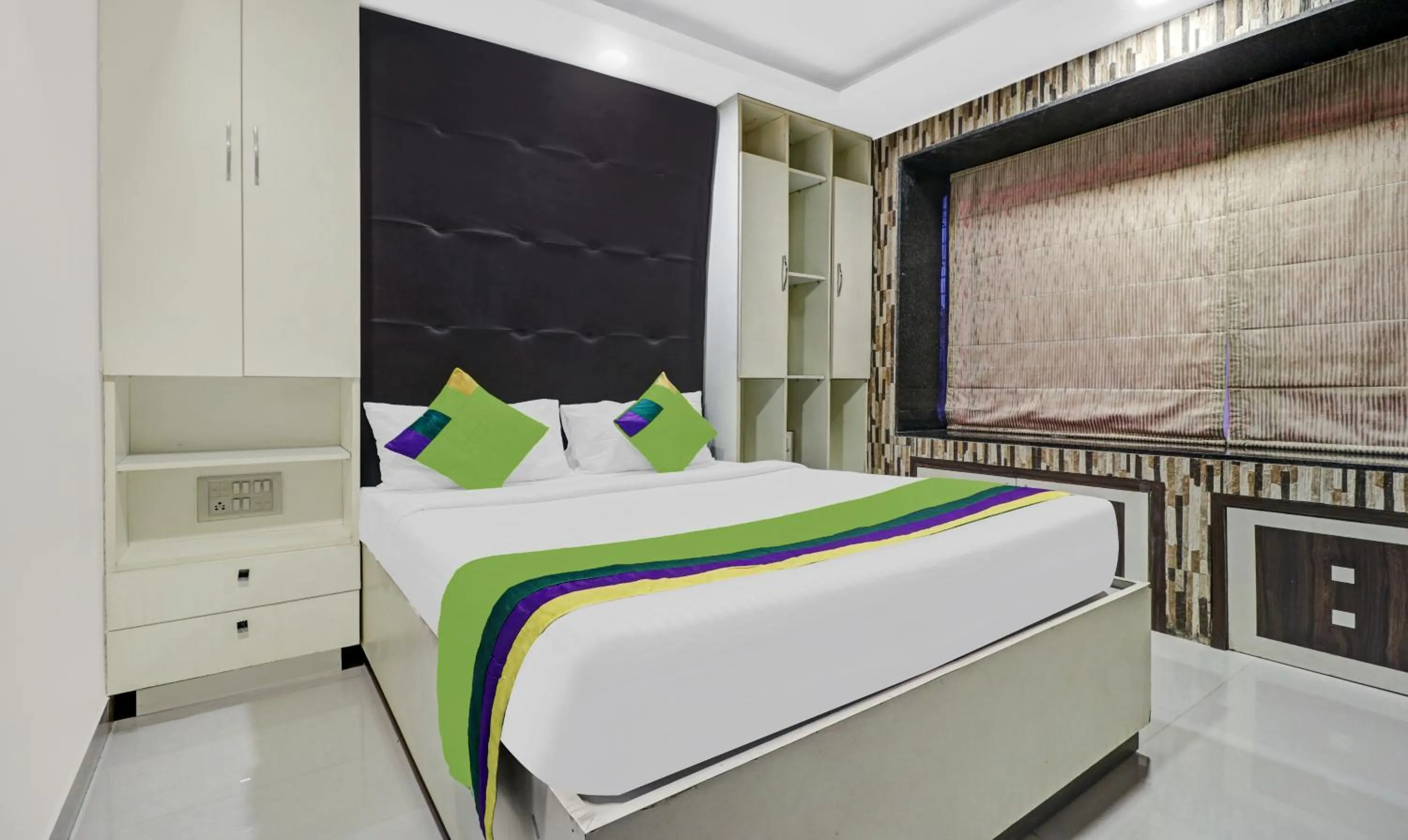 Bedroom, Bed in Treebo Elite Premium Homes