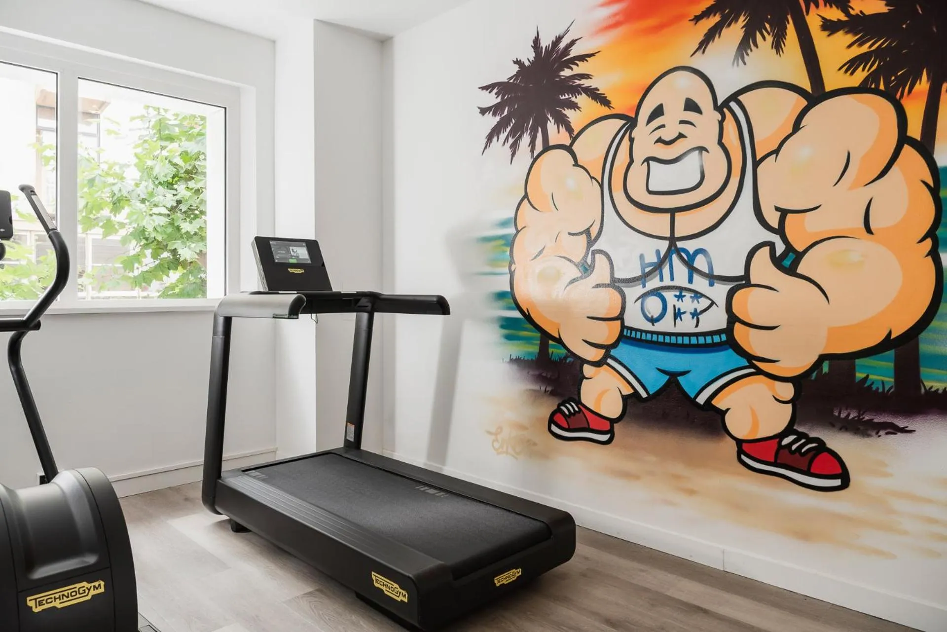 Fitness centre/facilities in Hotel Mediterraneo