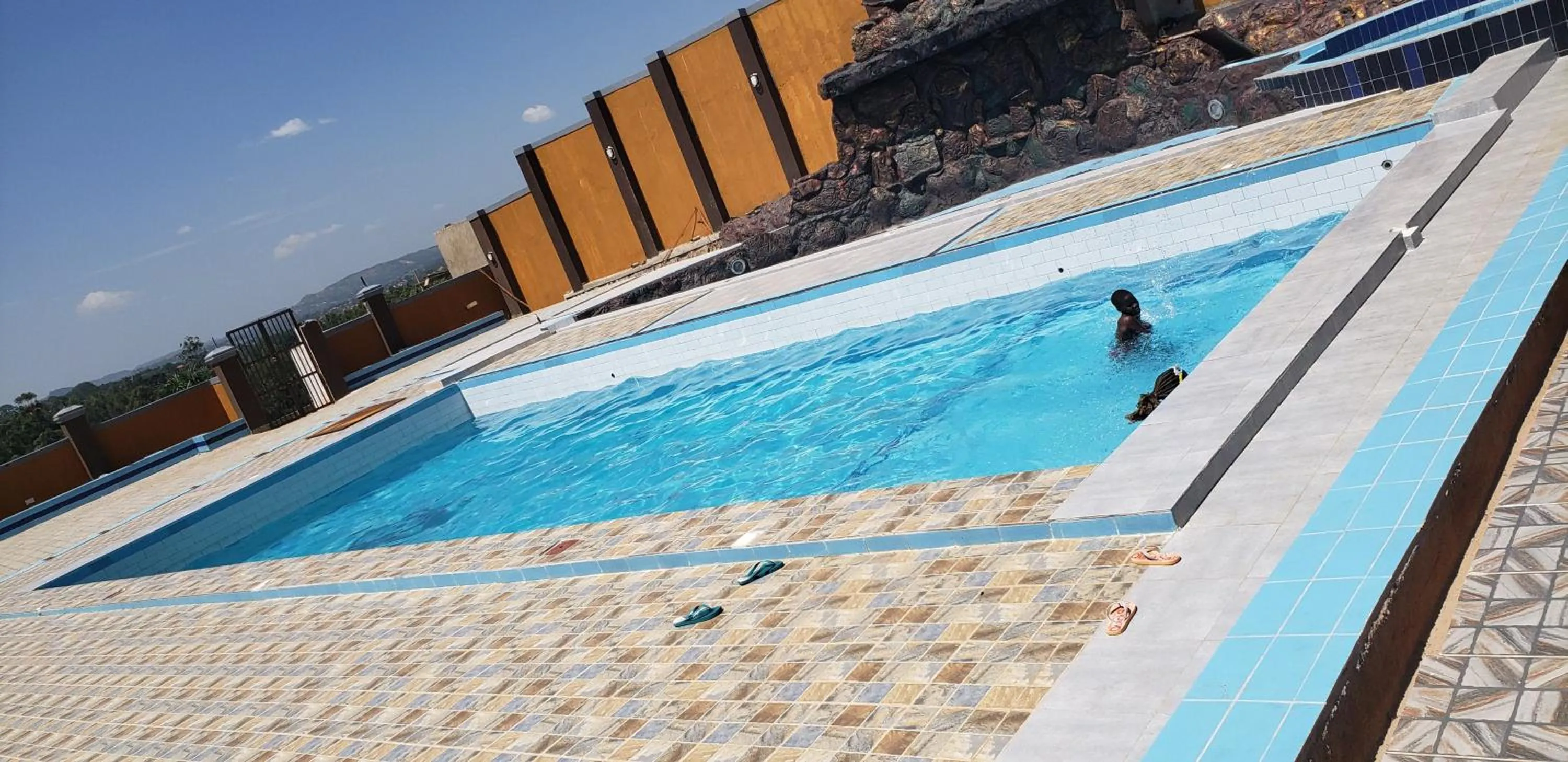 Pool view in The Voice Hotel