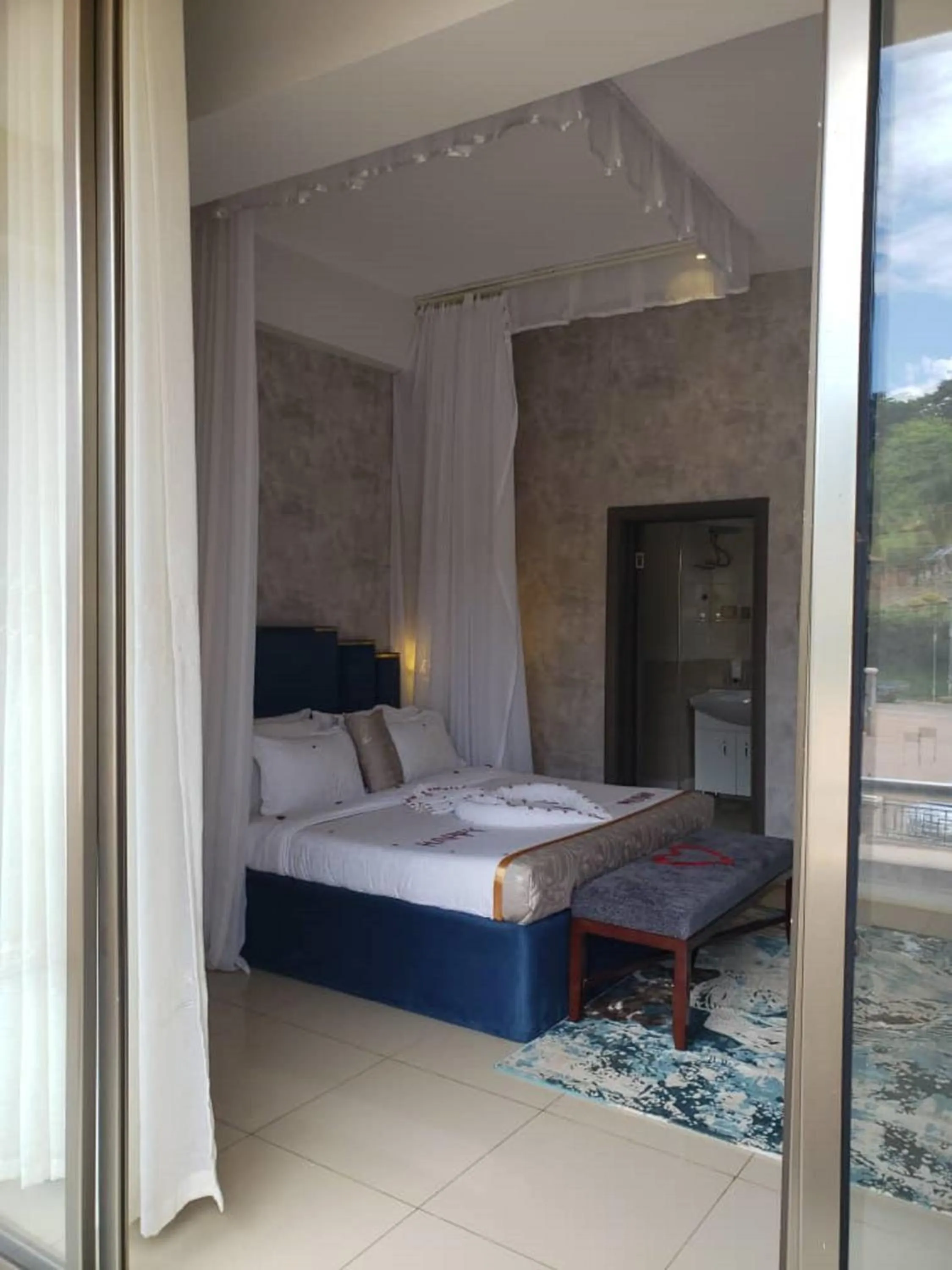 Bed in The Voice Hotel