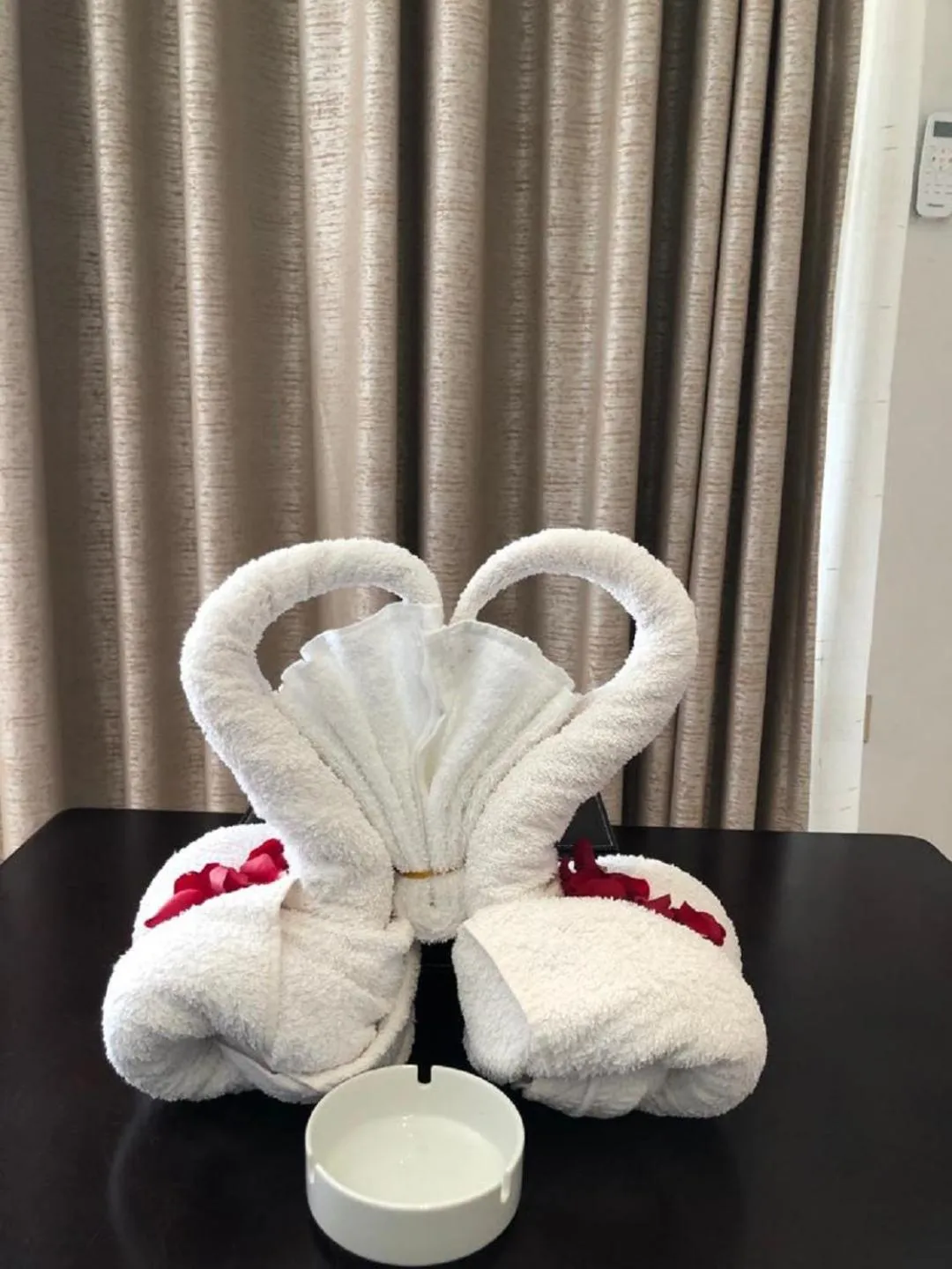 towels in The Voice Hotel