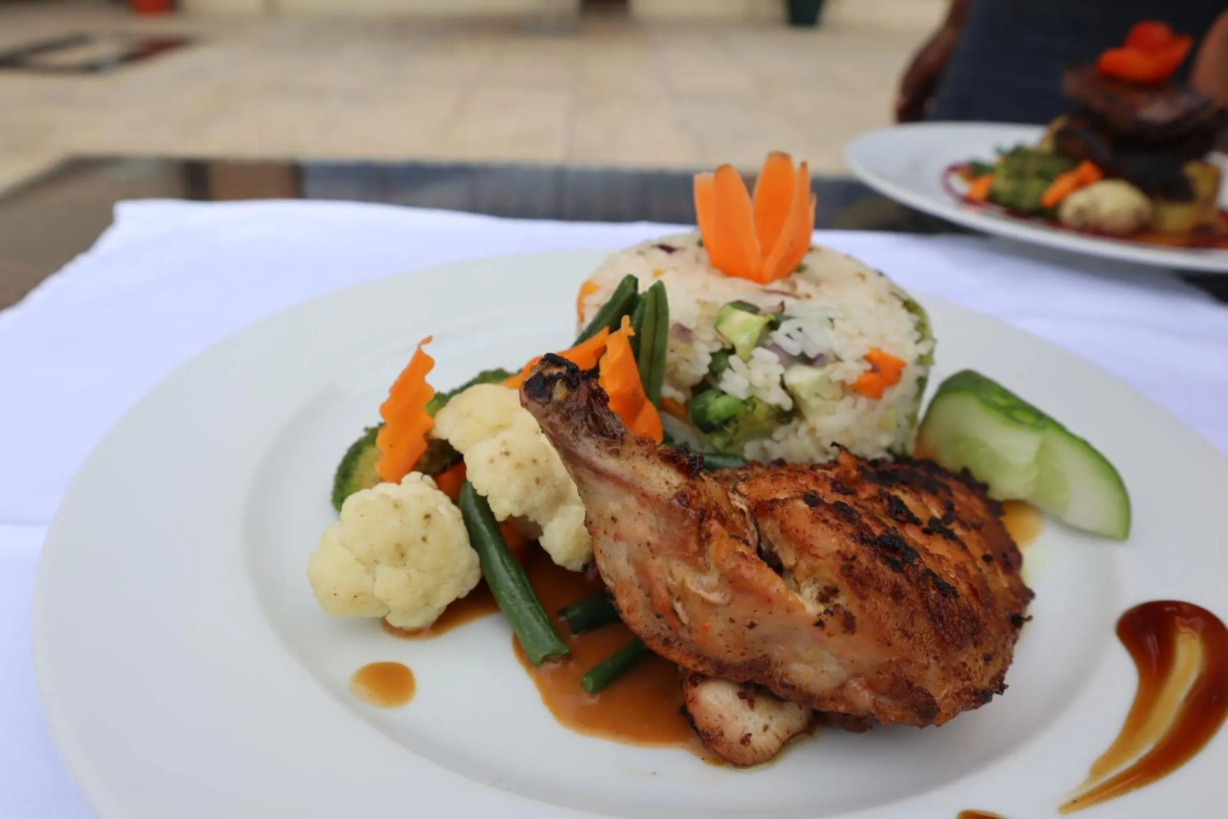 Restaurant/places to eat in The Voice Hotel