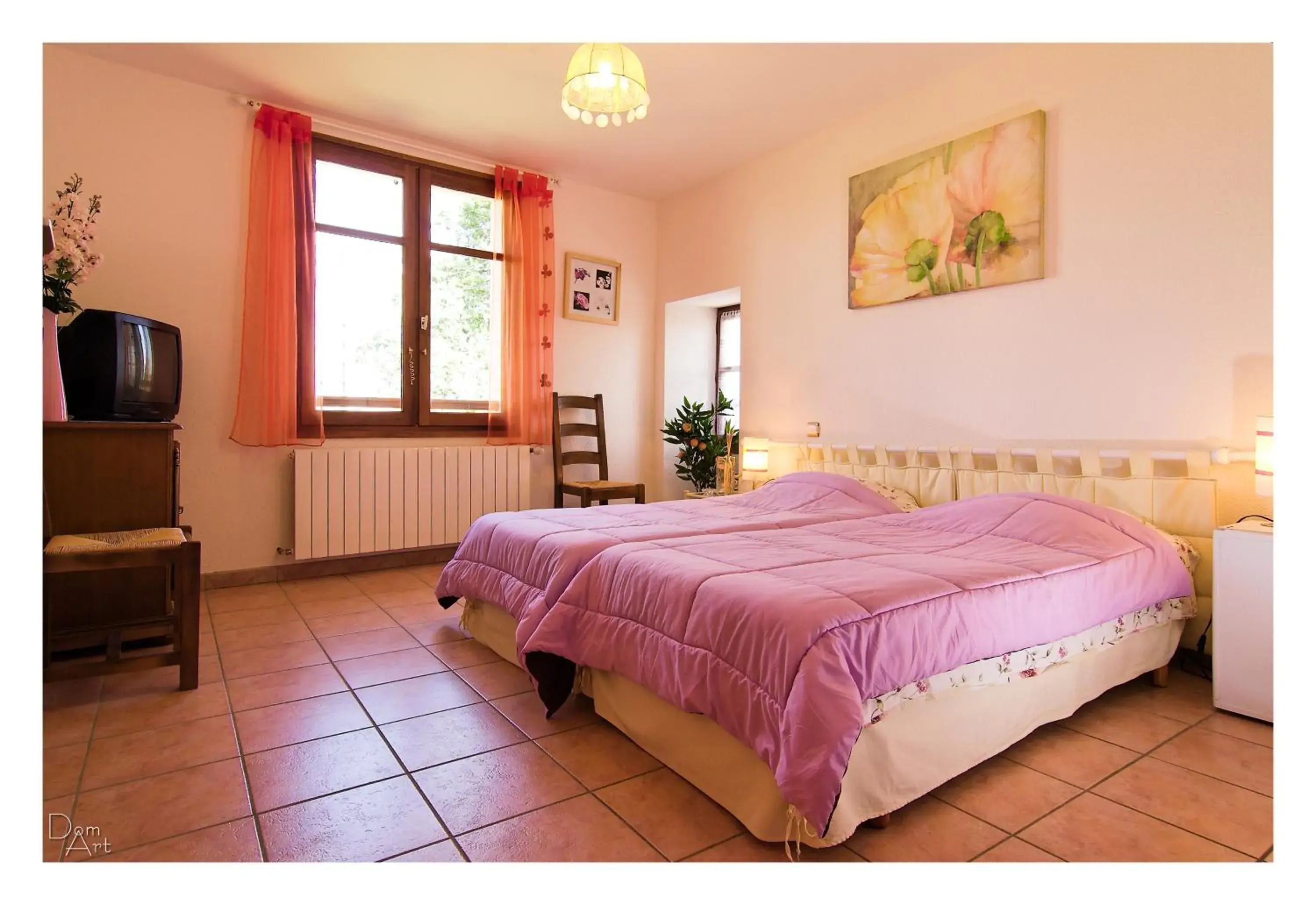 Twin Room with Garden View in Au Pichet Twin Room with Garden View in Au Pichet