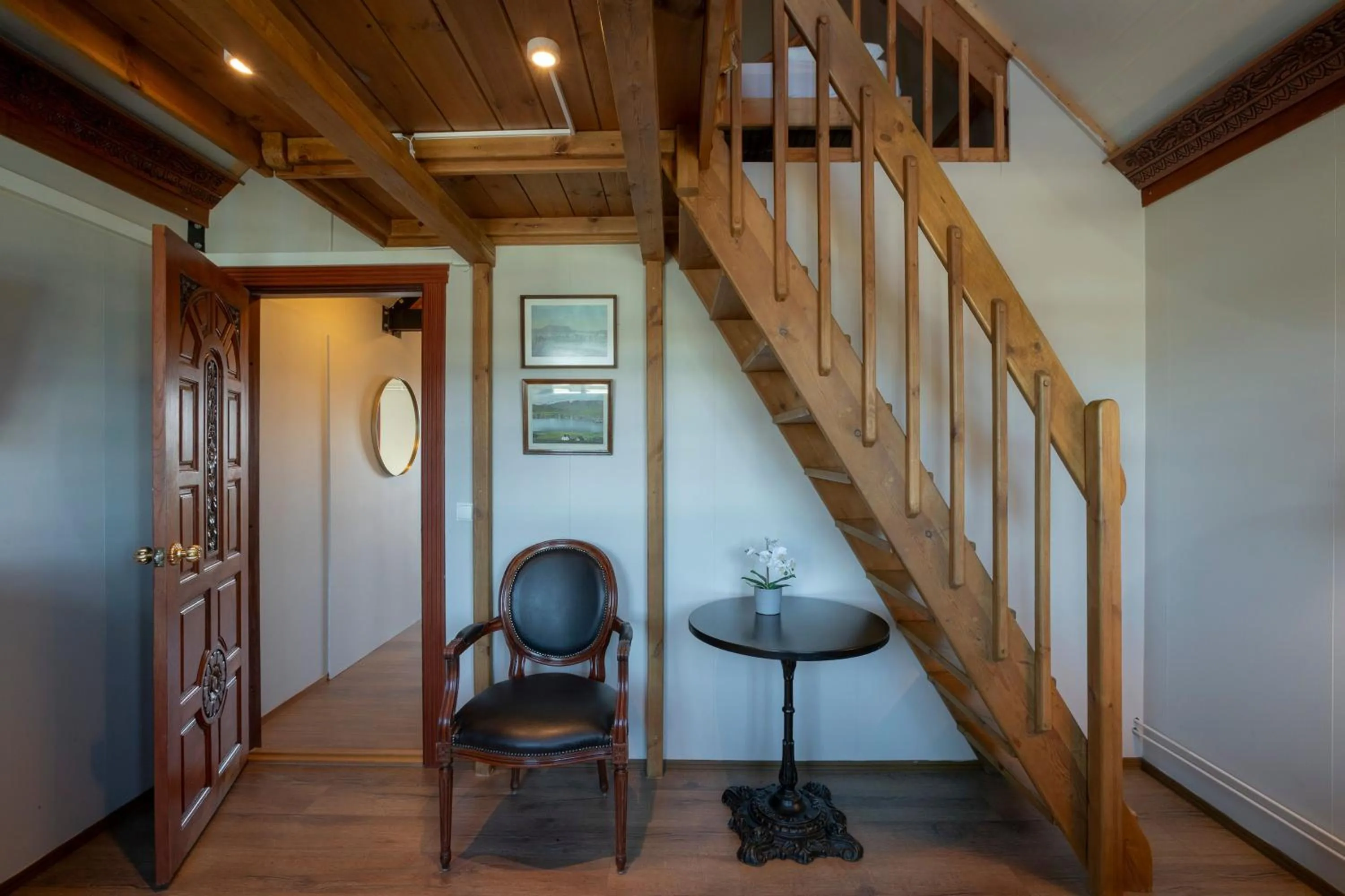 Seating area in Hlid Fisherman's Village