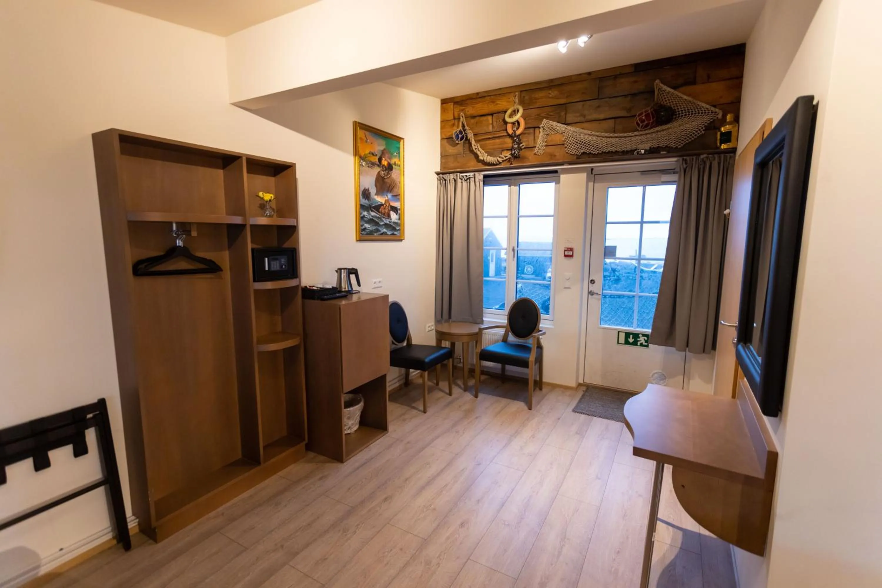 Seating area in Hlid Fisherman's Village