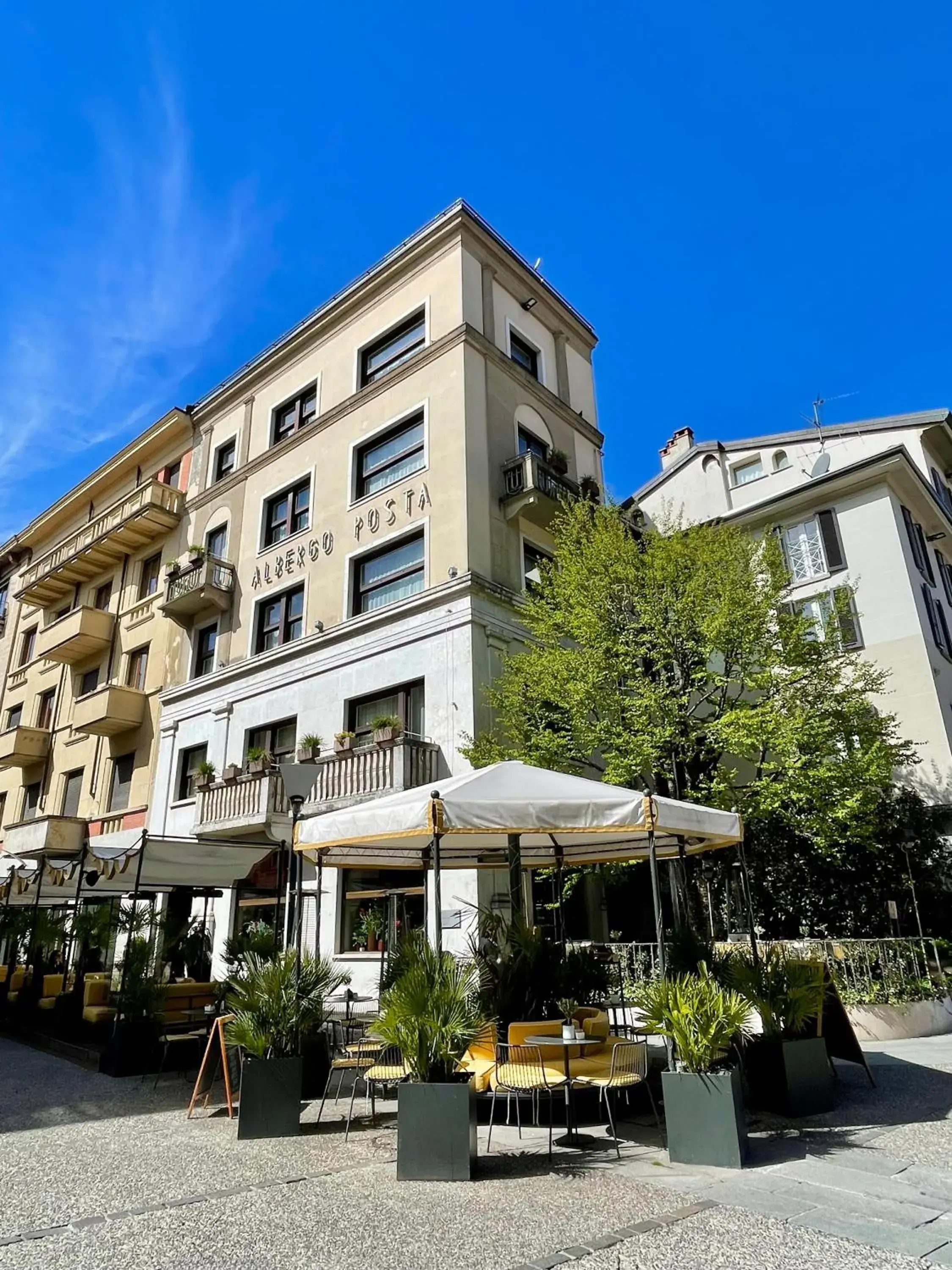 Property building in Posta Design Hotel Property building in Posta Design Hotel