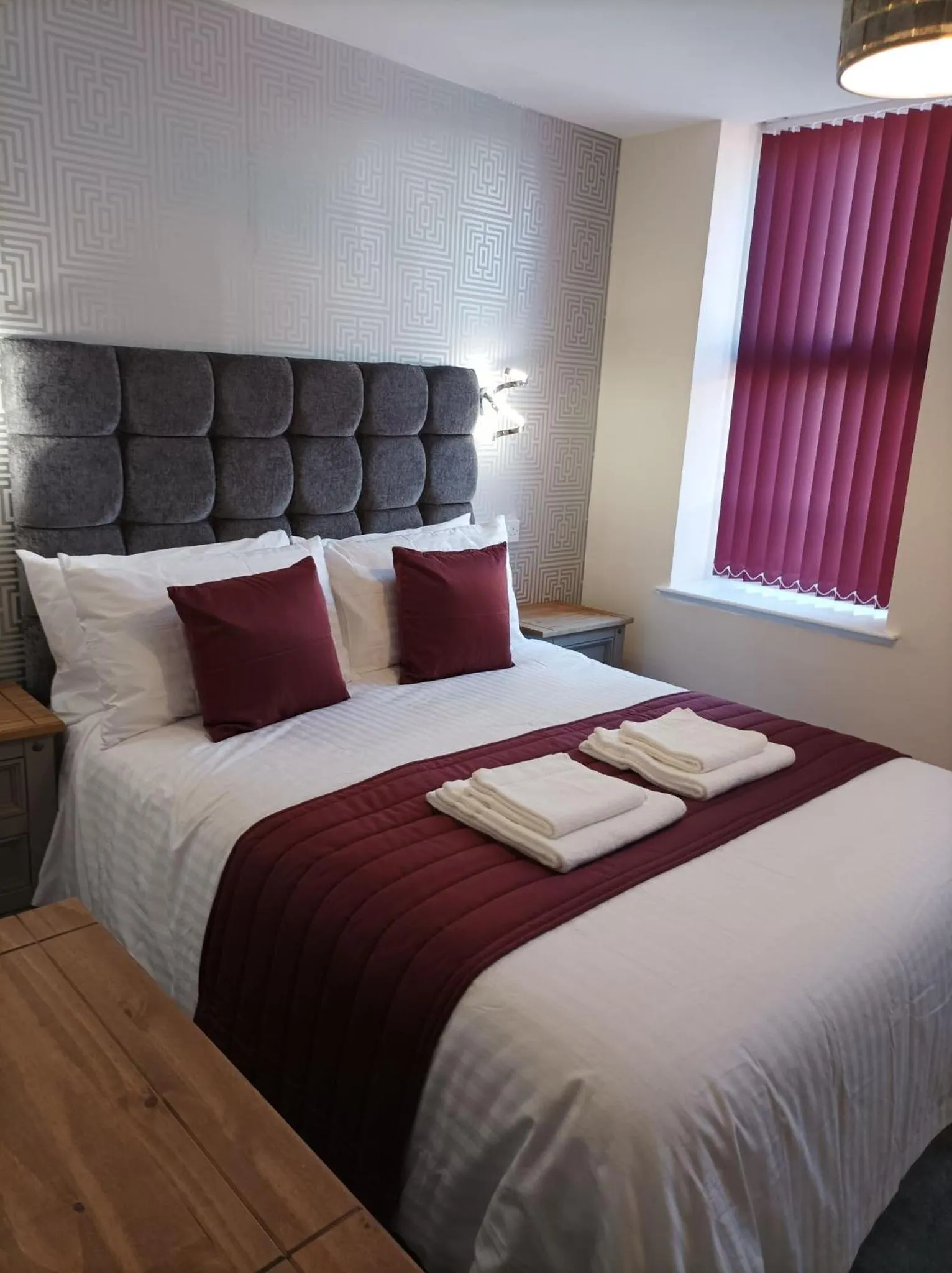 Bed in Rose James Apartments
