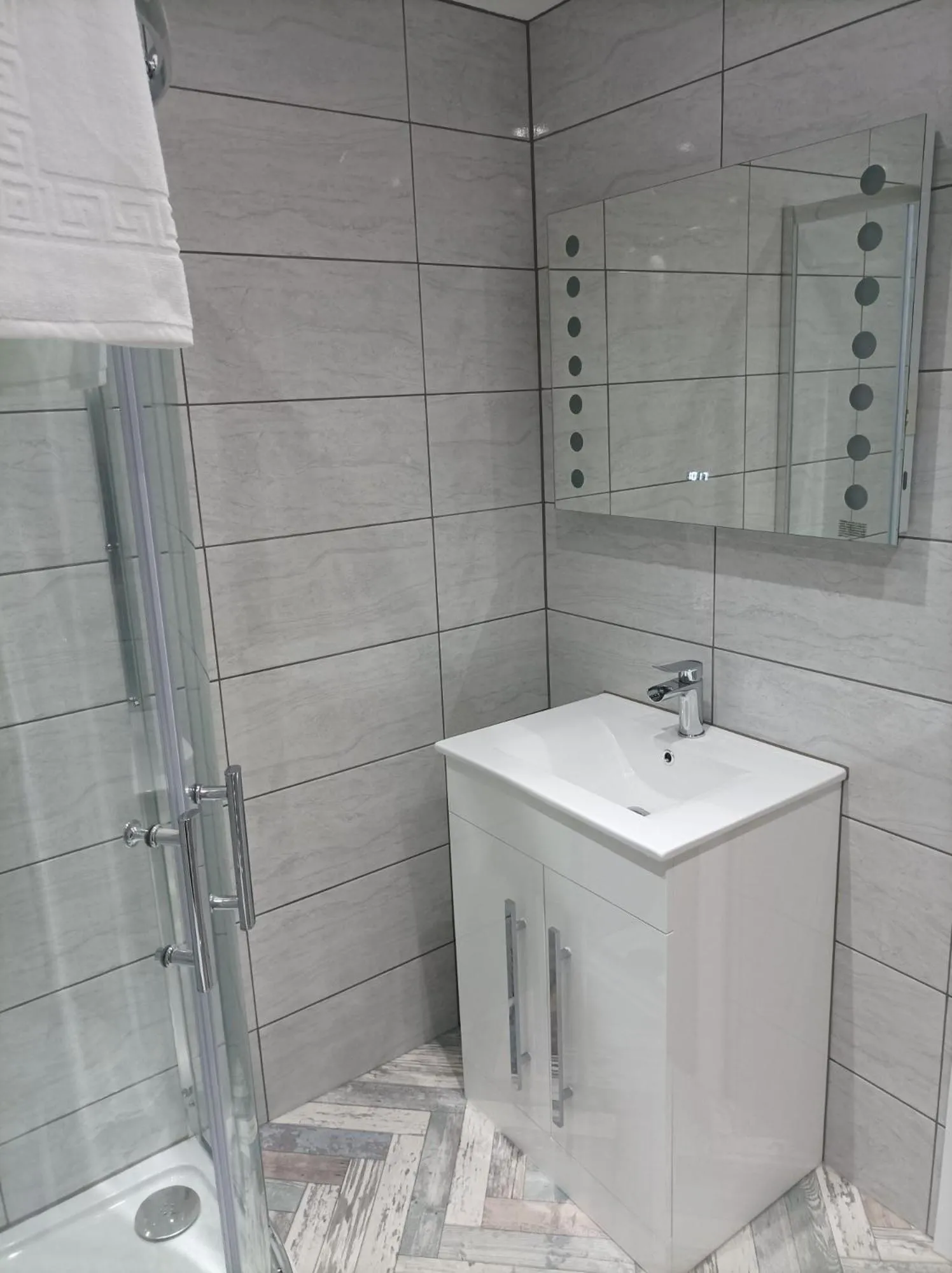 Bathroom in Rose James Apartments