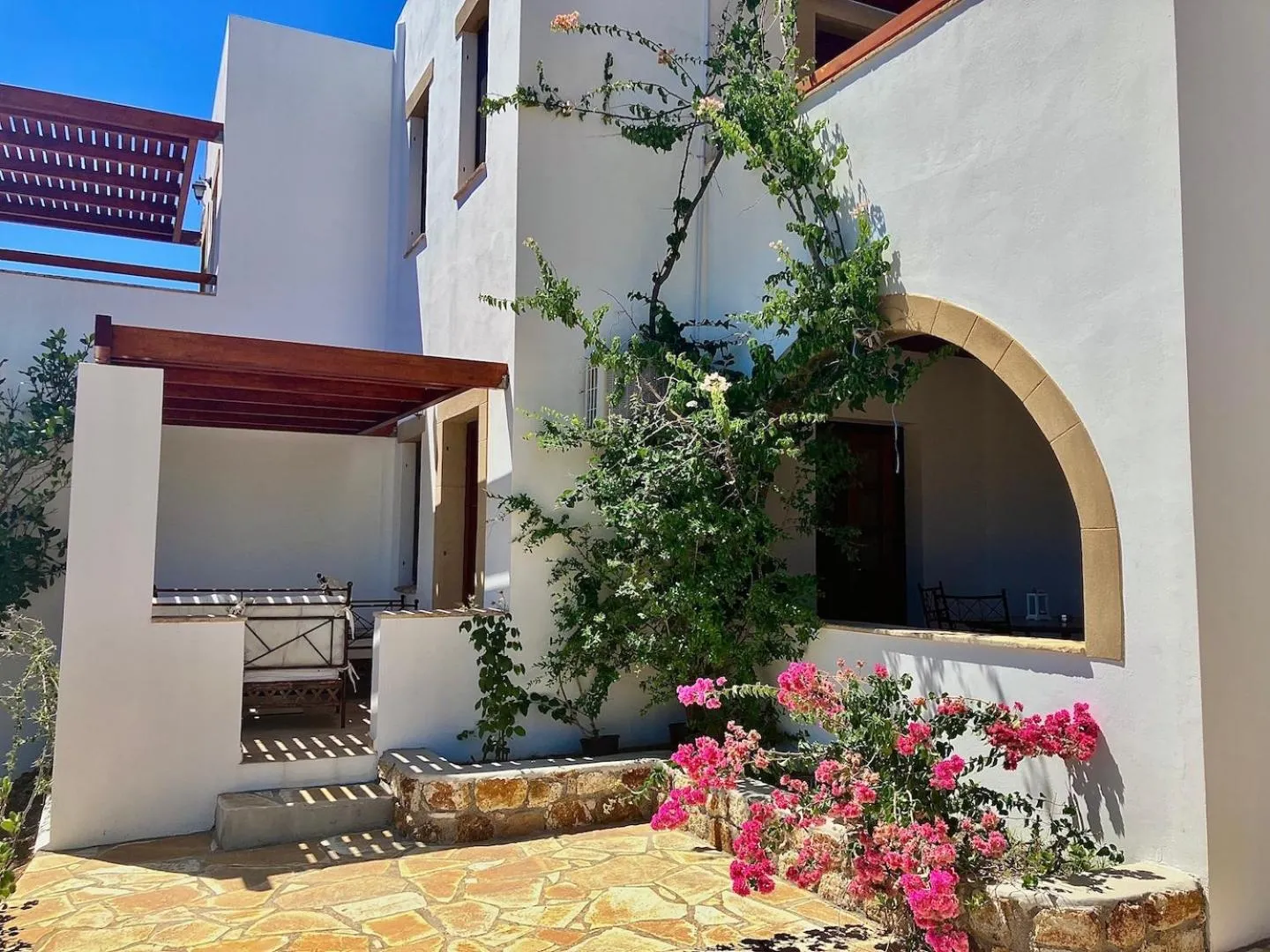 Apartment with Sea View in Litois Houses Patmos