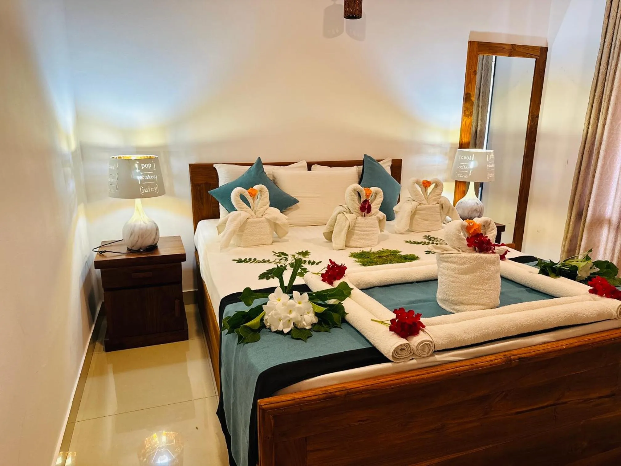 Bed in Gamodh Citadel Resort