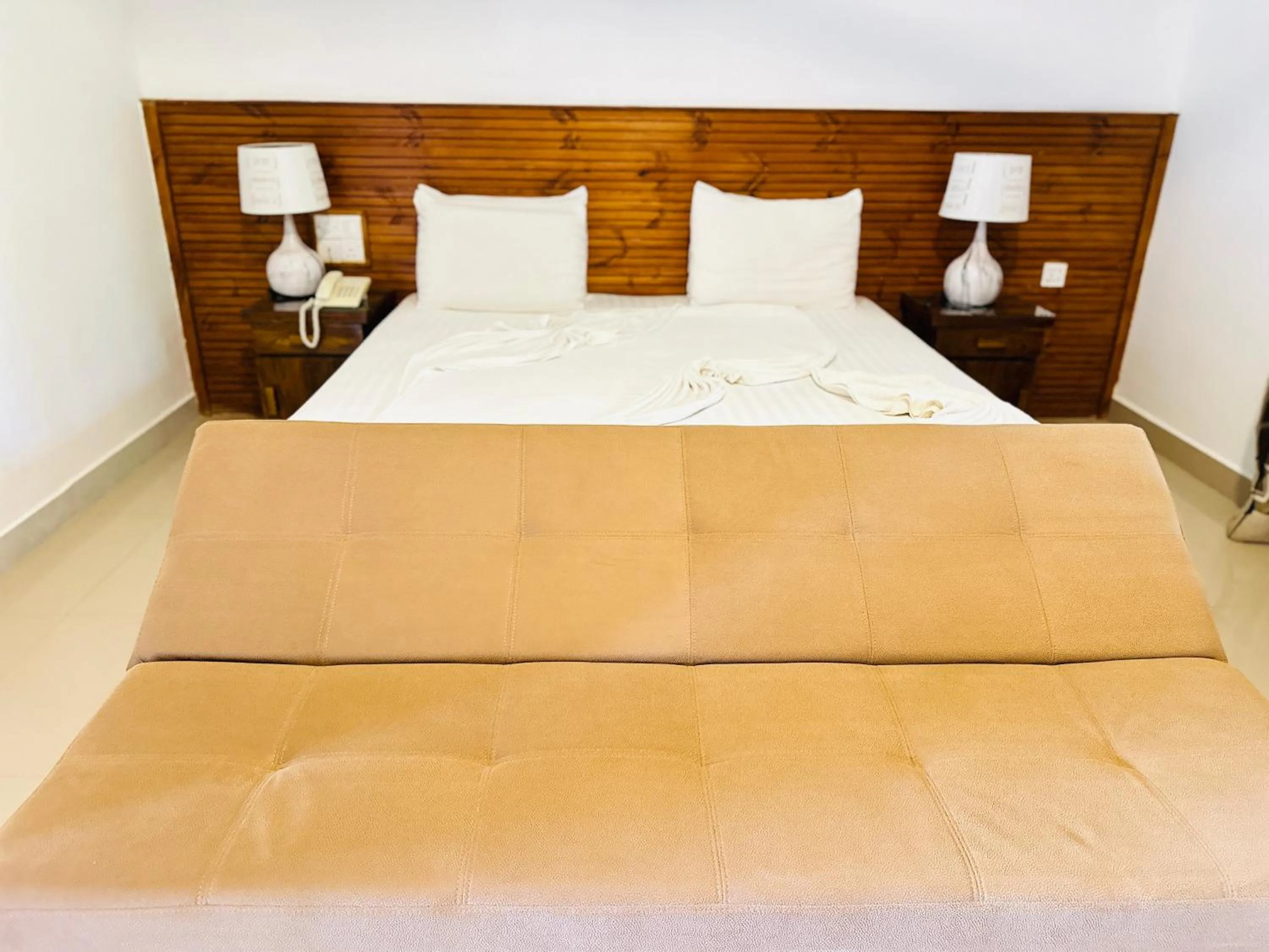 Bed in Gamodh Citadel Resort