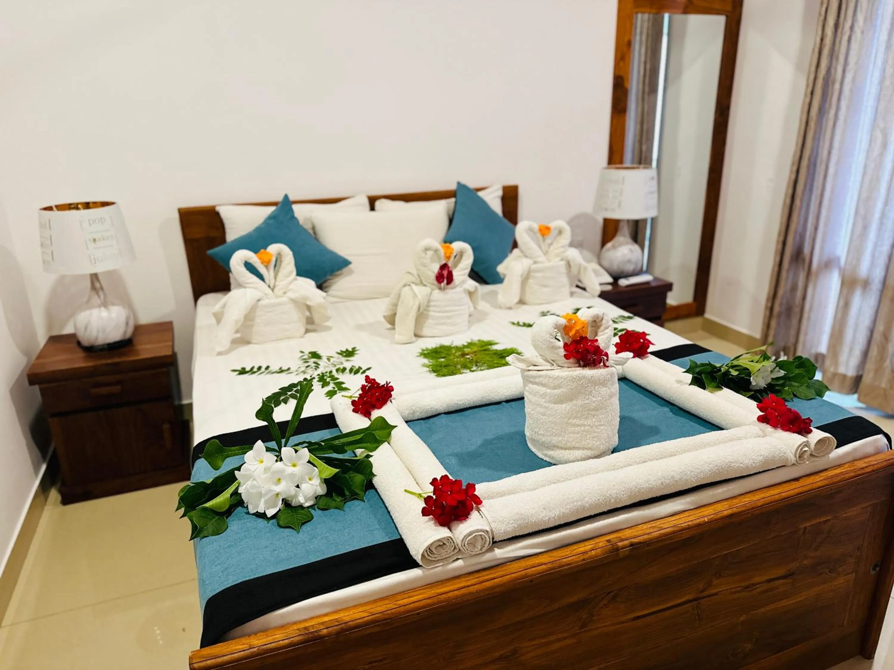 Bed in Gamodh Citadel Resort