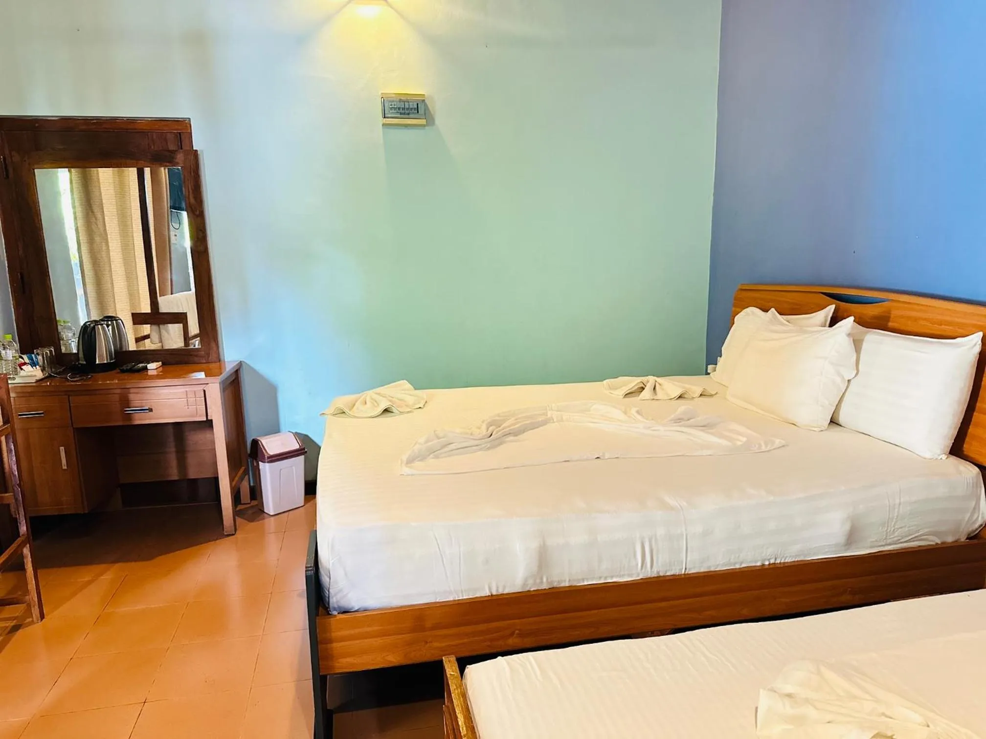 Bed in Gamodh Citadel Resort