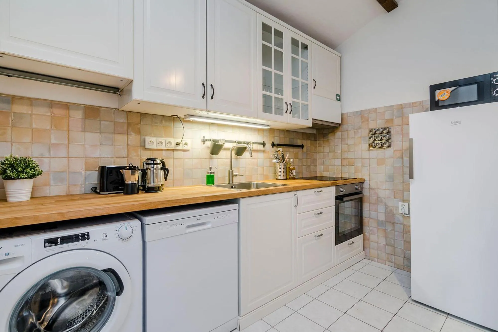 Kitchen or kitchenette in Florenc Apartments Prague 1 by Michal&Friends