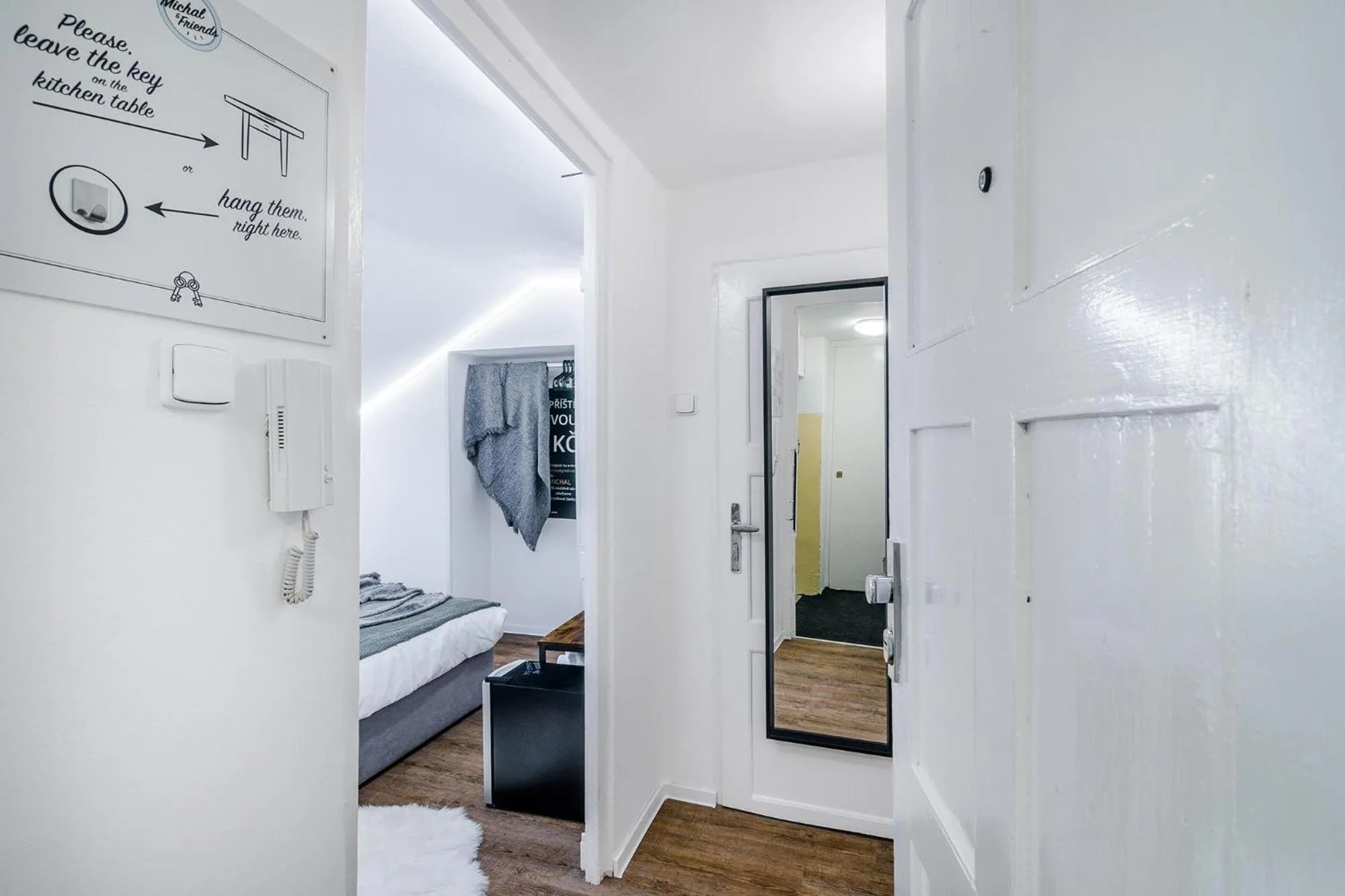 Photo of the whole room, Bed in Florenc Apartments Prague 1 by Michal&Friends