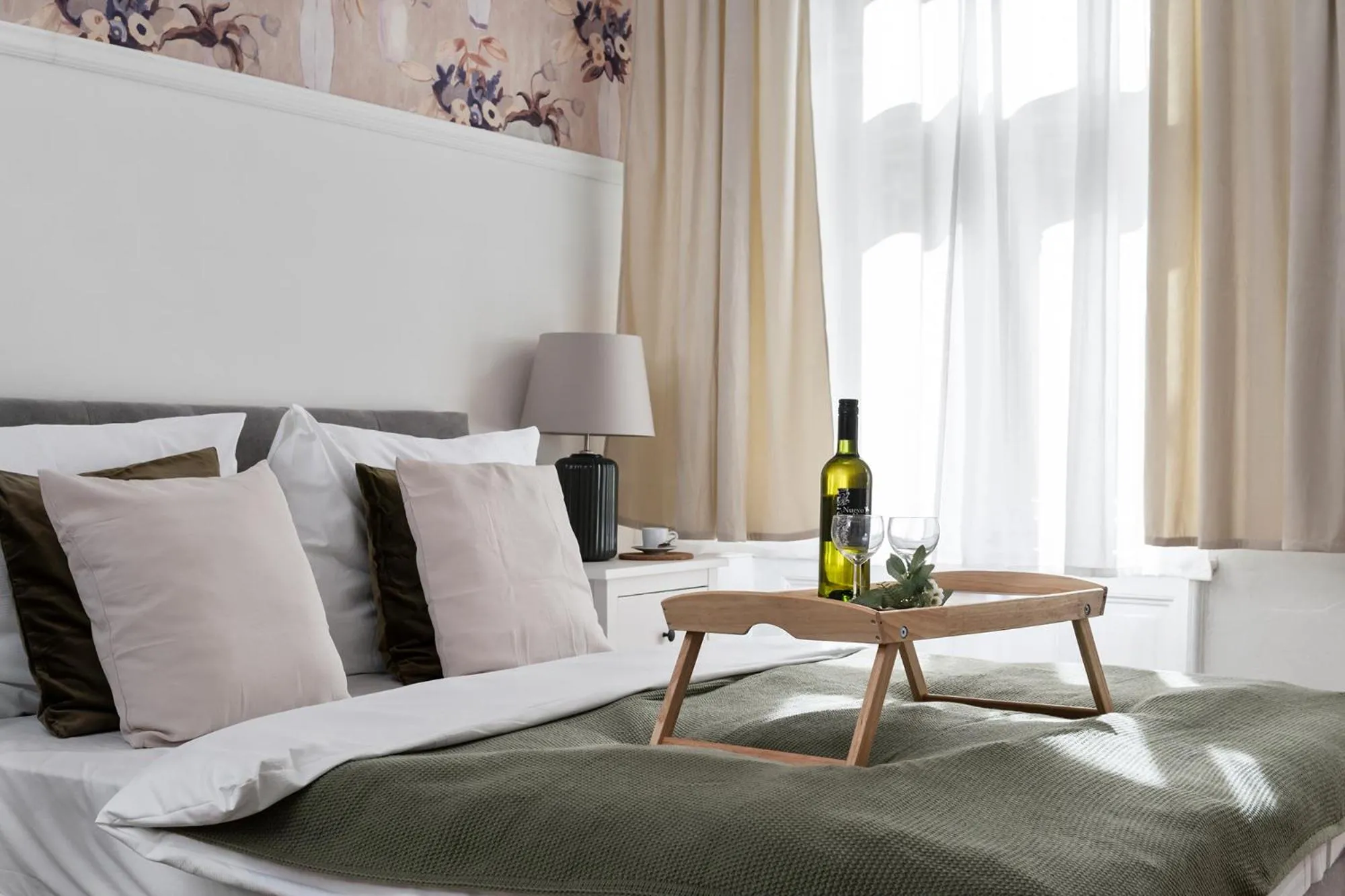 Bedroom, Bed in Florenc Apartments Prague 1 by Michal&Friends