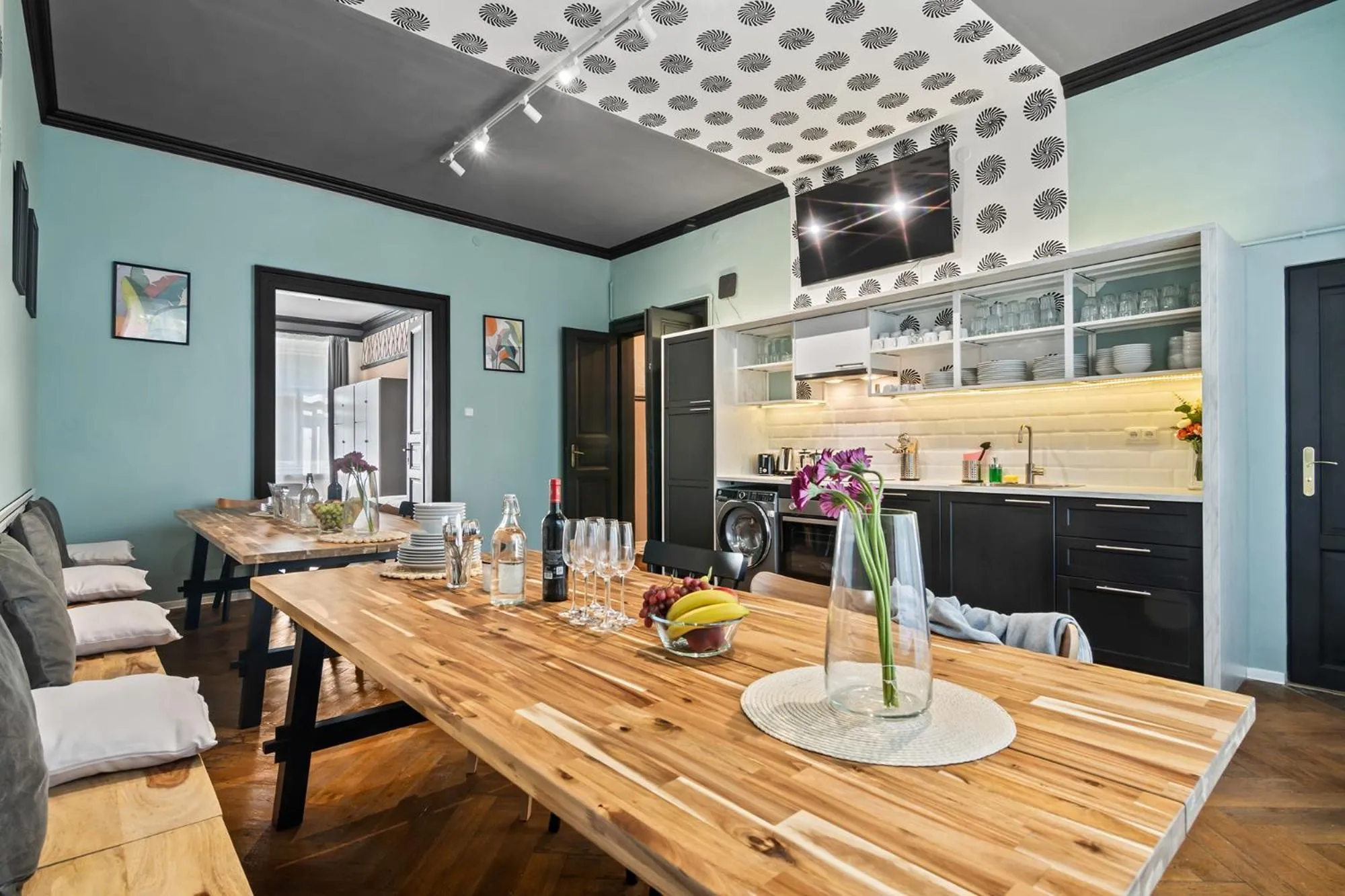 Kitchen or kitchenette in Florenc Apartments Prague 1 by Michal&Friends