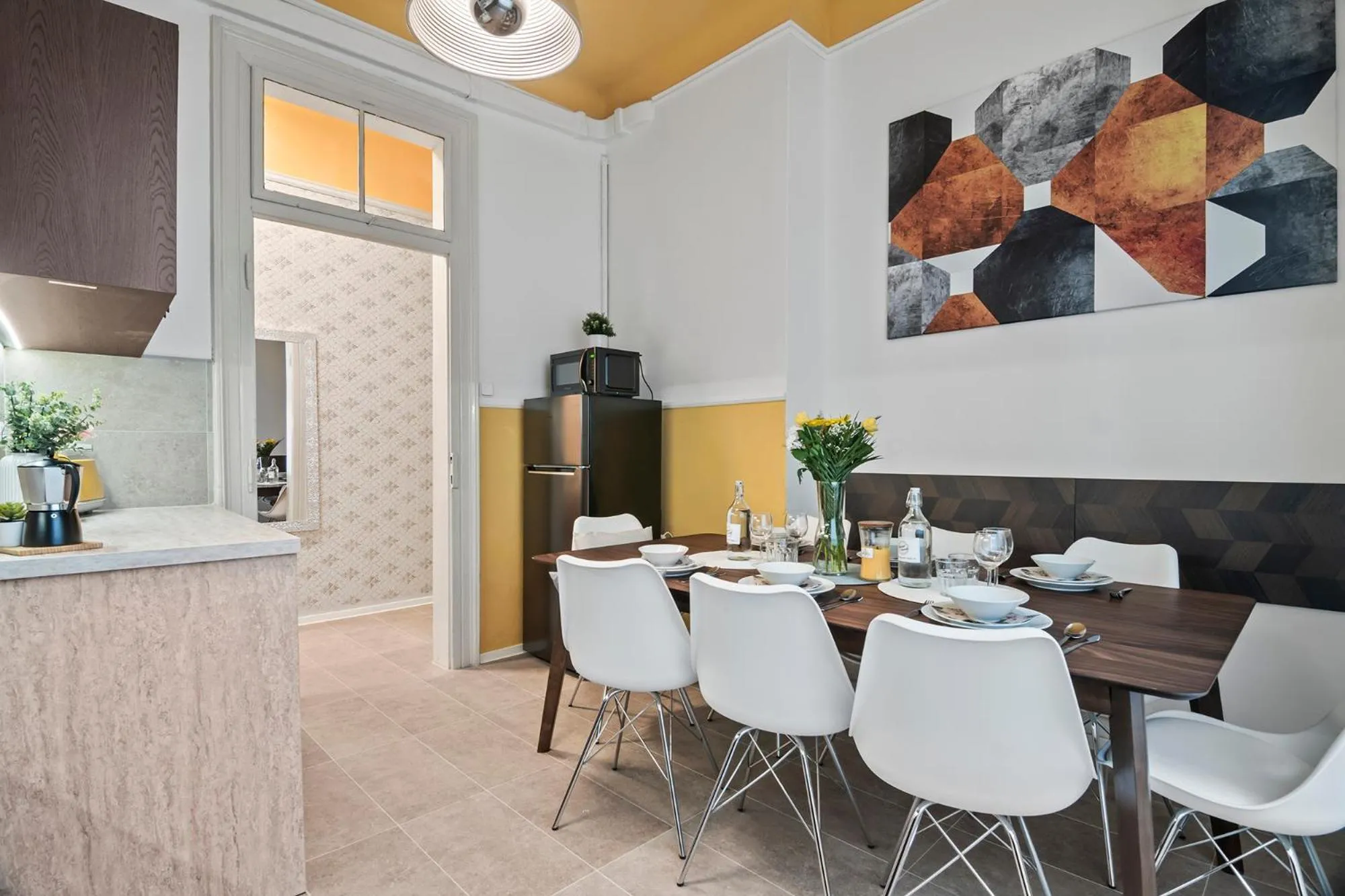 Kitchen or kitchenette in Florenc Apartments Prague 1 by Michal&Friends