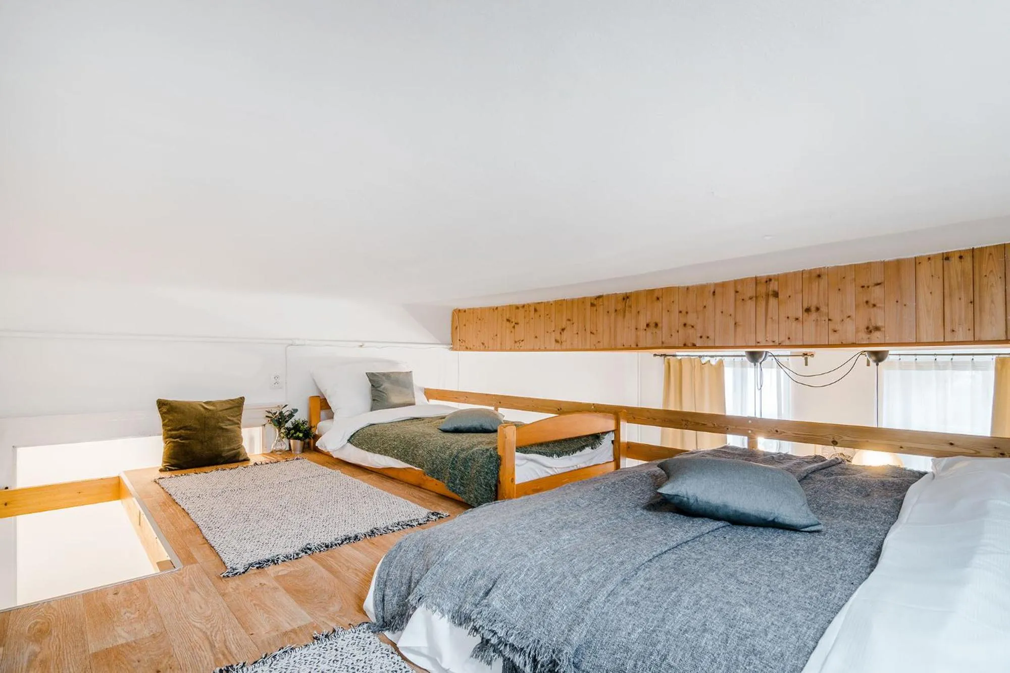 Bed in Florenc Apartments Prague 1 by Michal&Friends