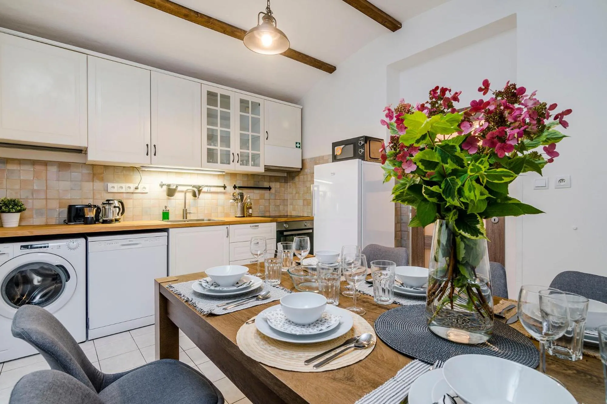 Kitchen or kitchenette in Florenc Apartments Prague 1 by Michal&Friends