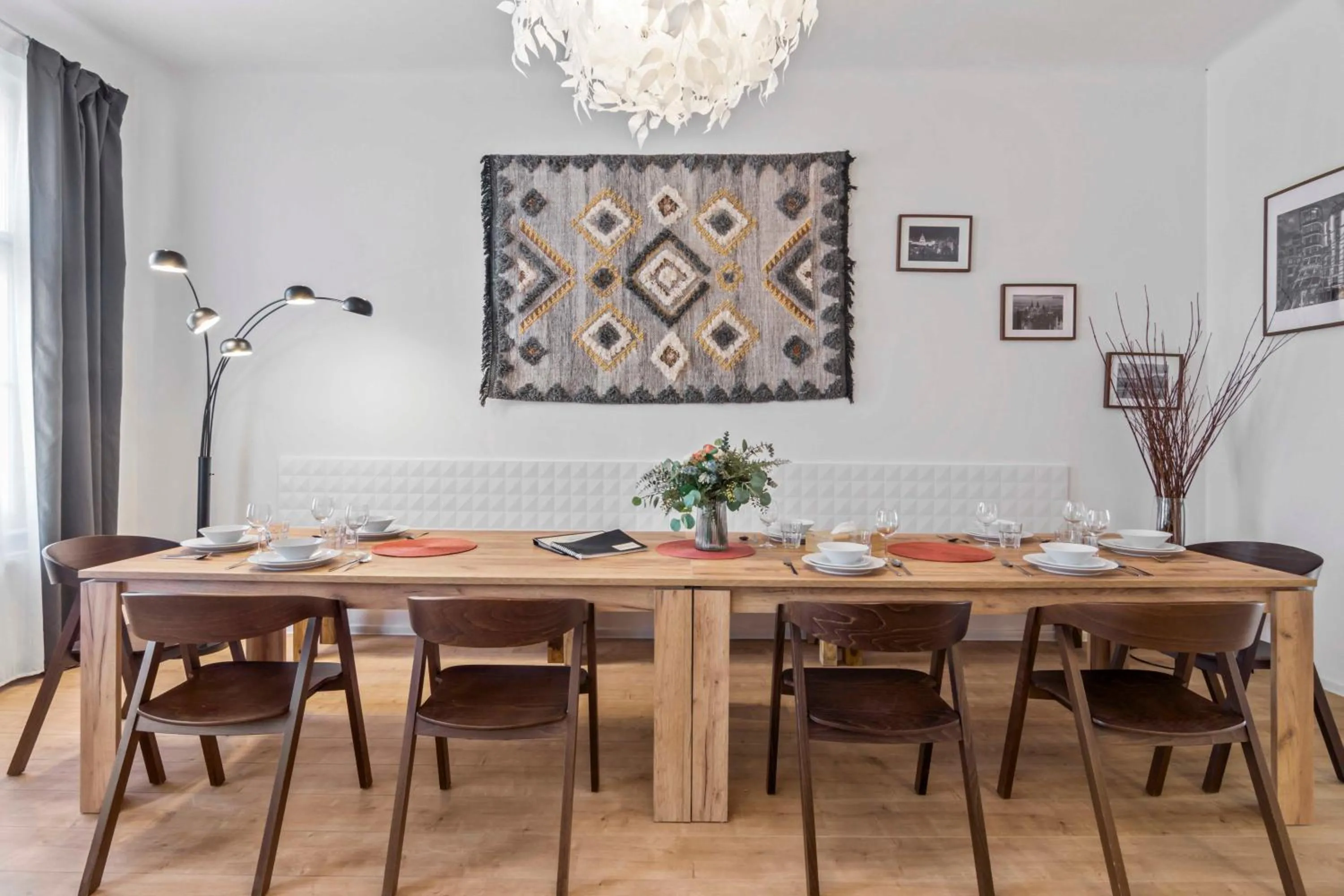 Living room in Florenc Apartments Prague 1 by Michal&Friends